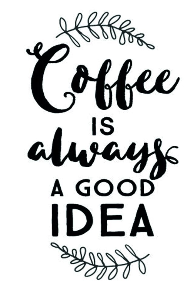 Çay ve Kahve Tasarımlı Ahşap Poster