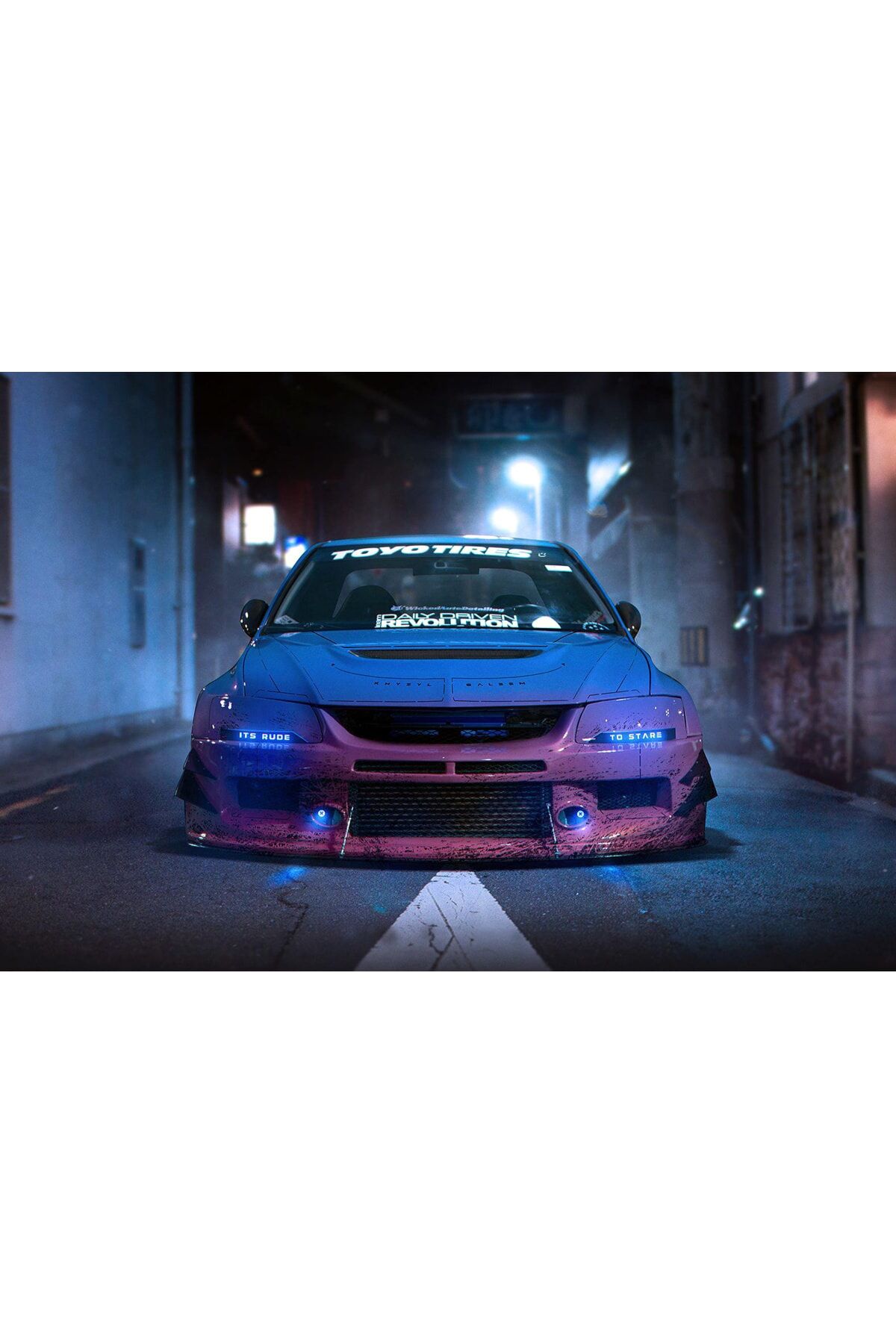 Araba Retro Ahşap Duvar Poster 20x30 cm