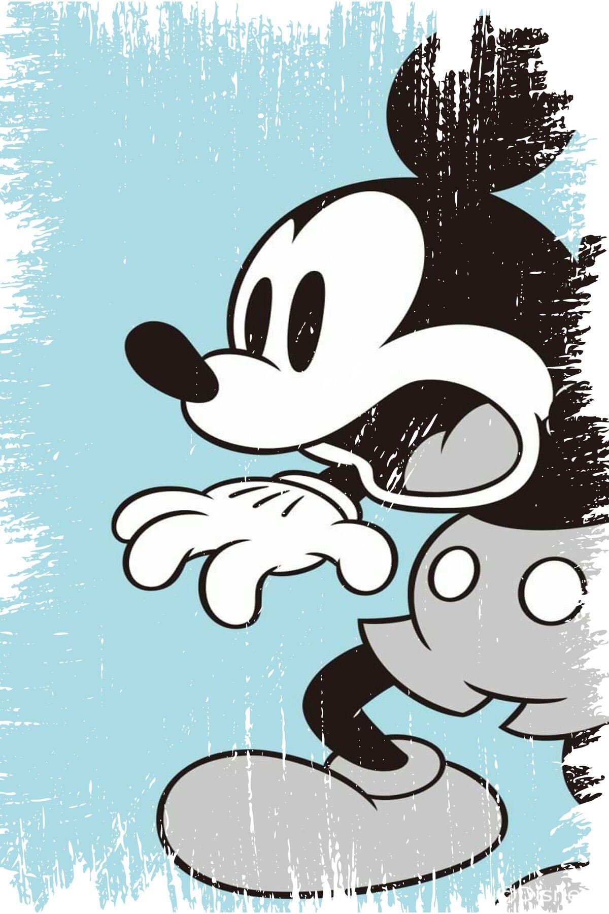 Mickey Mouse Tasarımlı Ahşap Poster