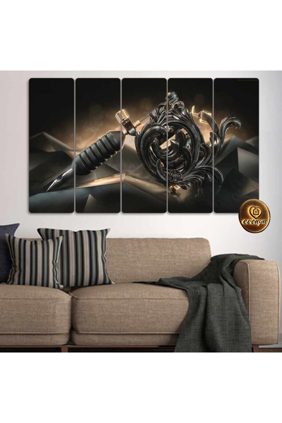 Tattoo - 5 Parçalı Tablo