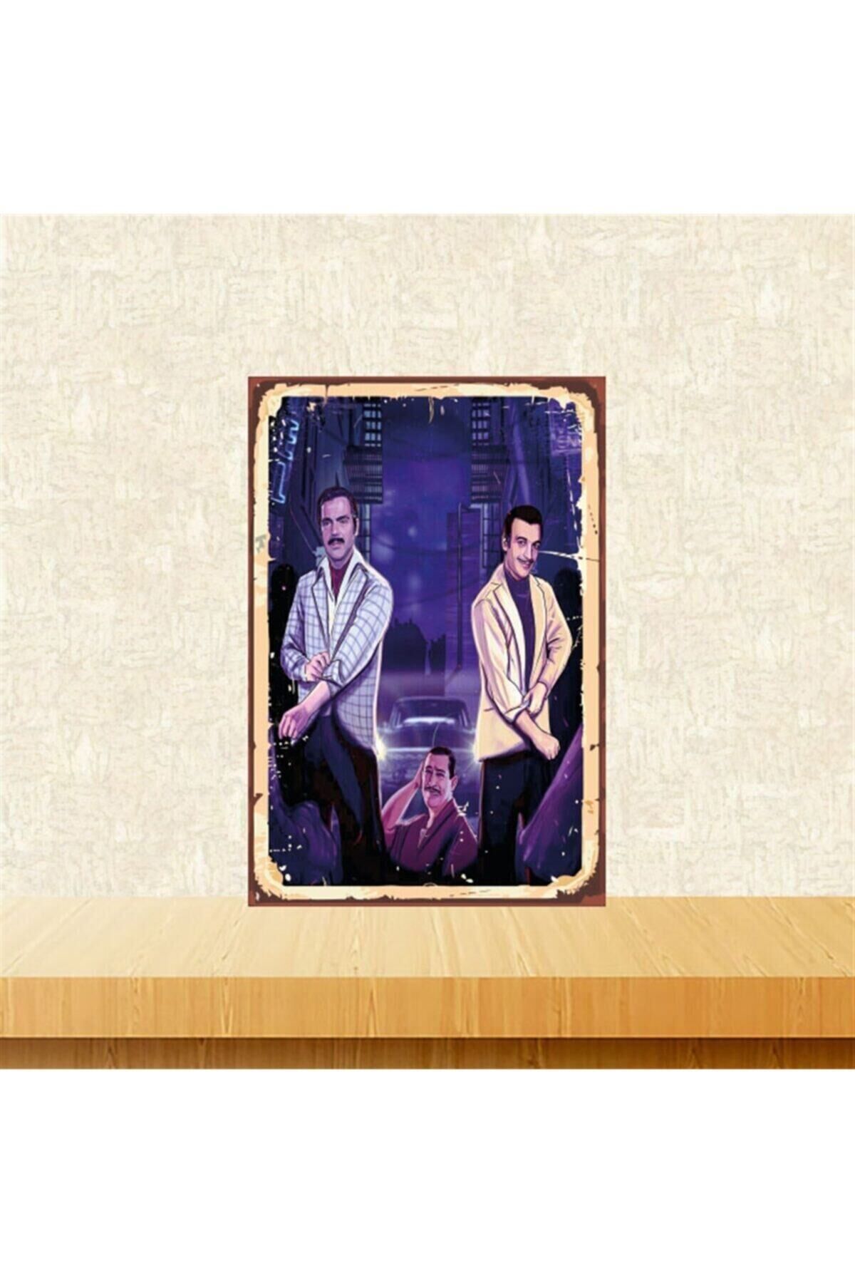 Arif V-216 20-30 Cm Retro Ahşap Tablo Tkfx4972