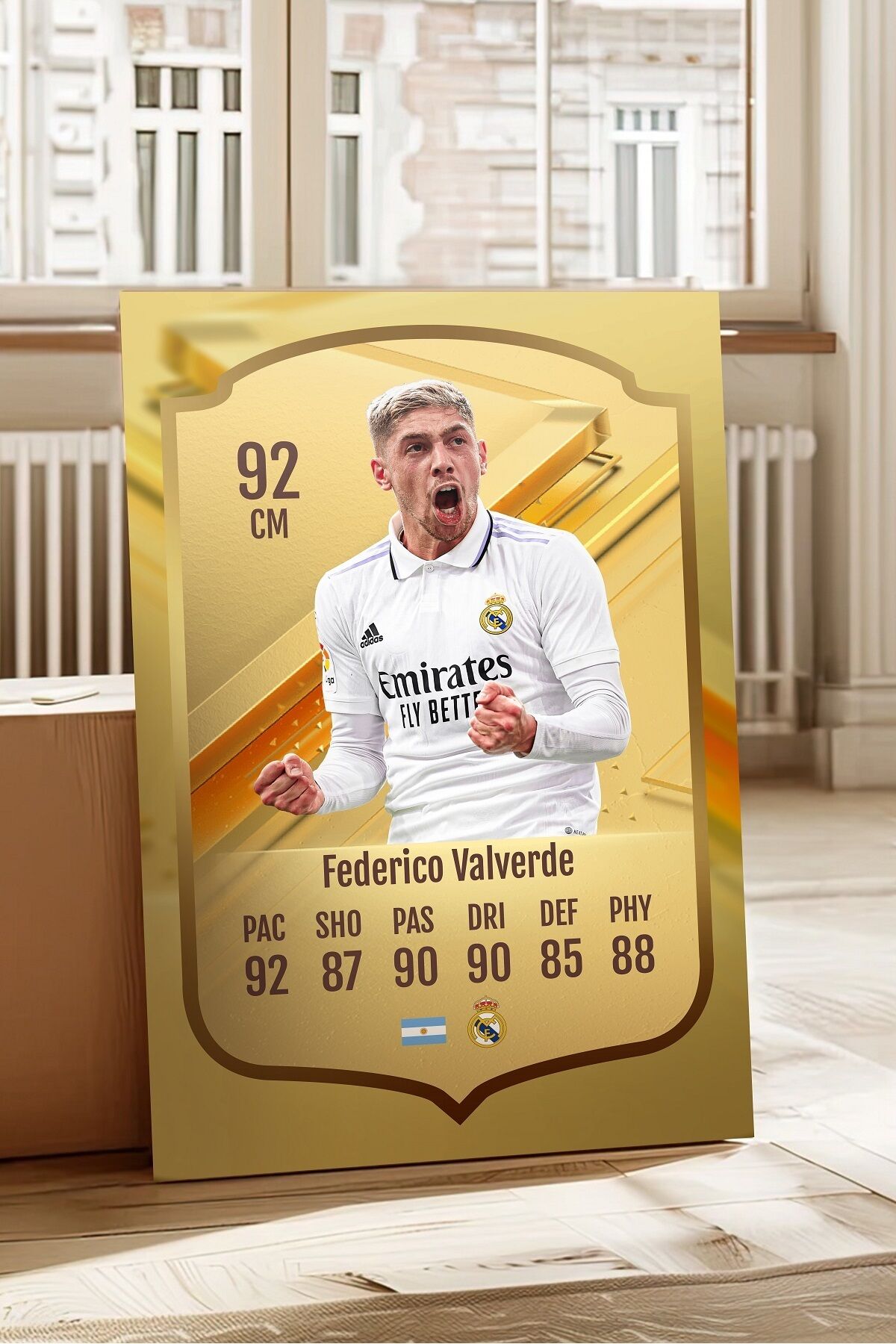 Futbolcu Fut Card mdf tablo serisi seti