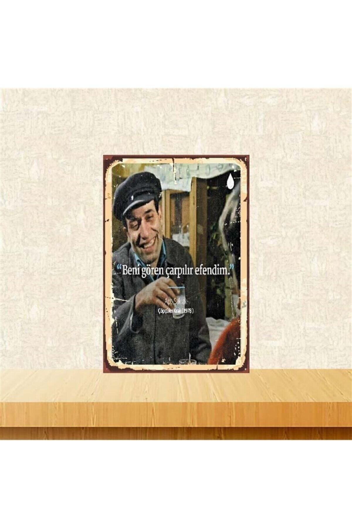 Kemal Sunal 20 30 Cm Retro Ahşap Poster Tkfx3809