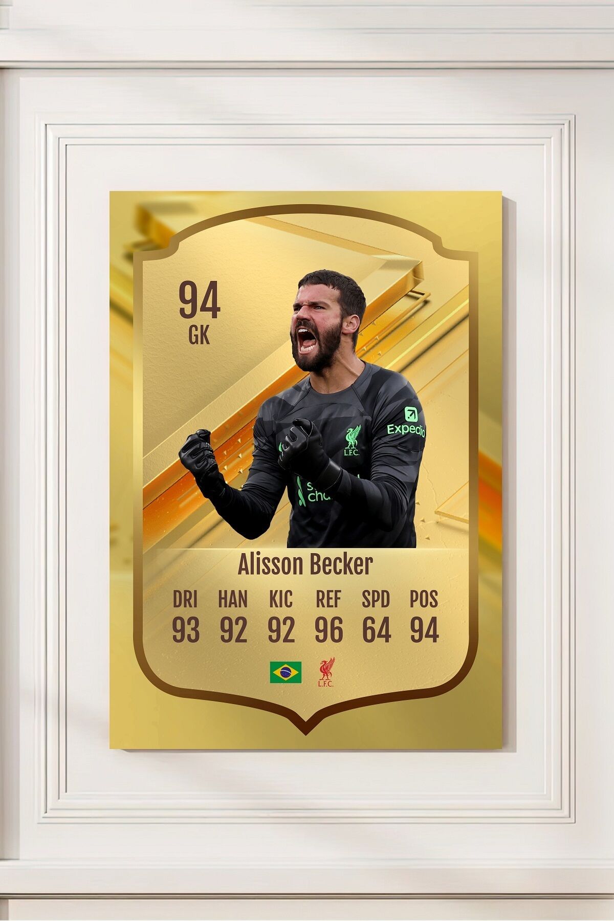 Futbolcu Fut Card mdf tablo serisi seti