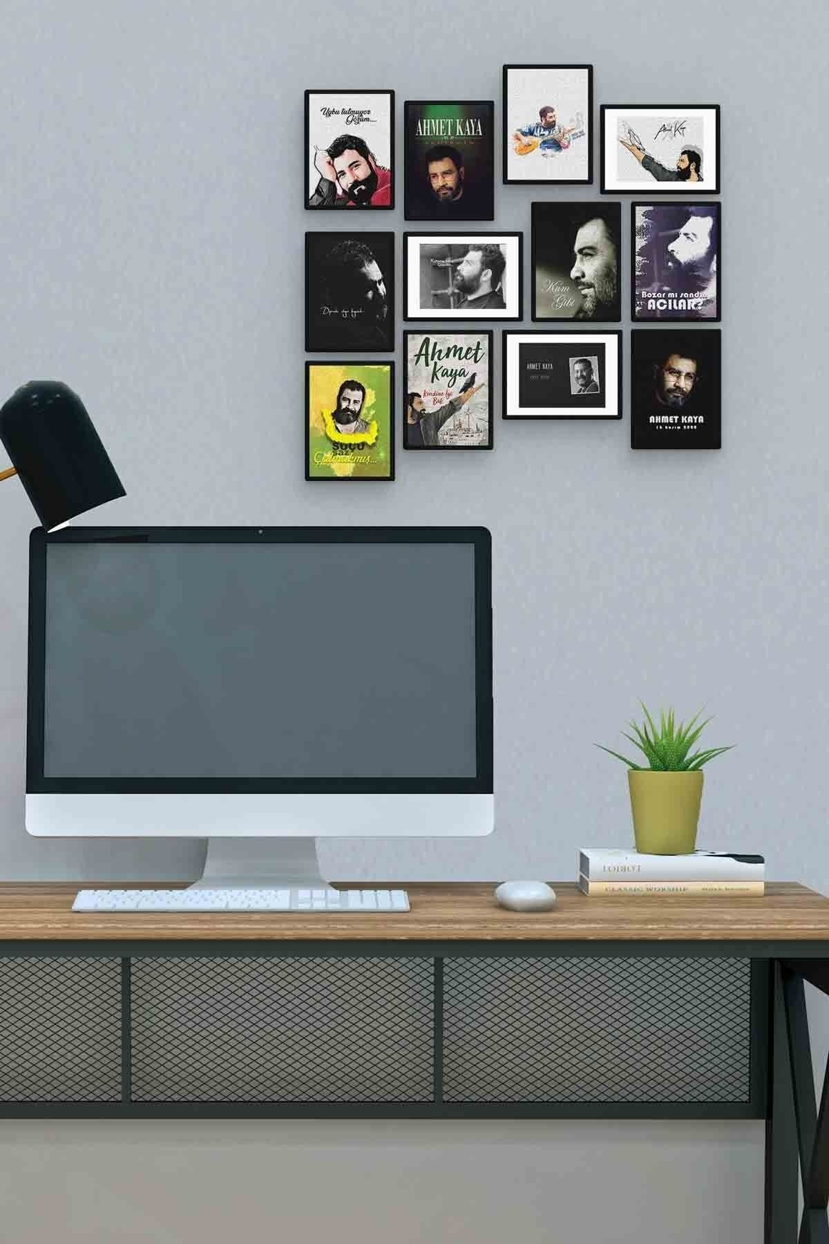 Ahmet Kaya 12 Parça Mdf (ahşap) Tablo Ofis Boyu