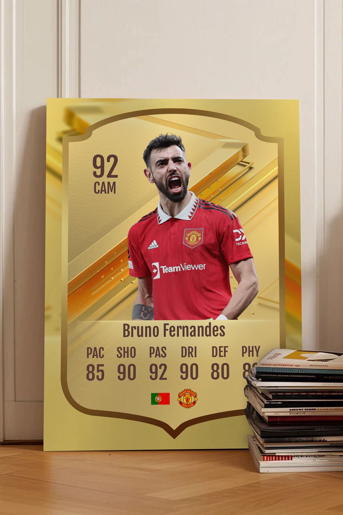 Futbolcu Fut Card mdf tablo serisi seti