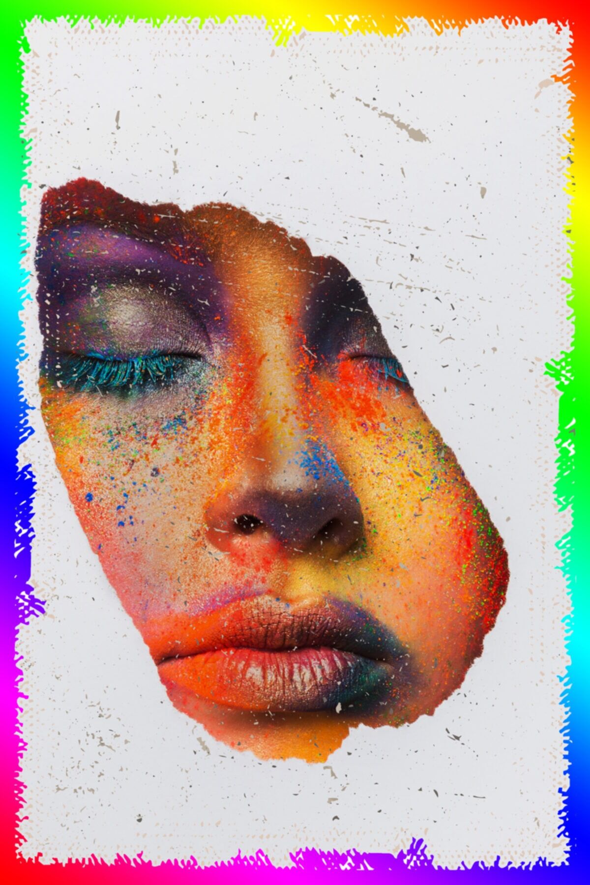 Kadın Tasarım Retro Ahşap Poster 20x30