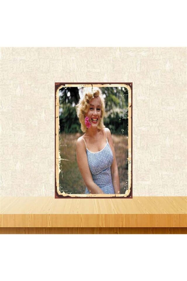 Marilyn Monroe Retro Ahşap Poster Tkfx3731