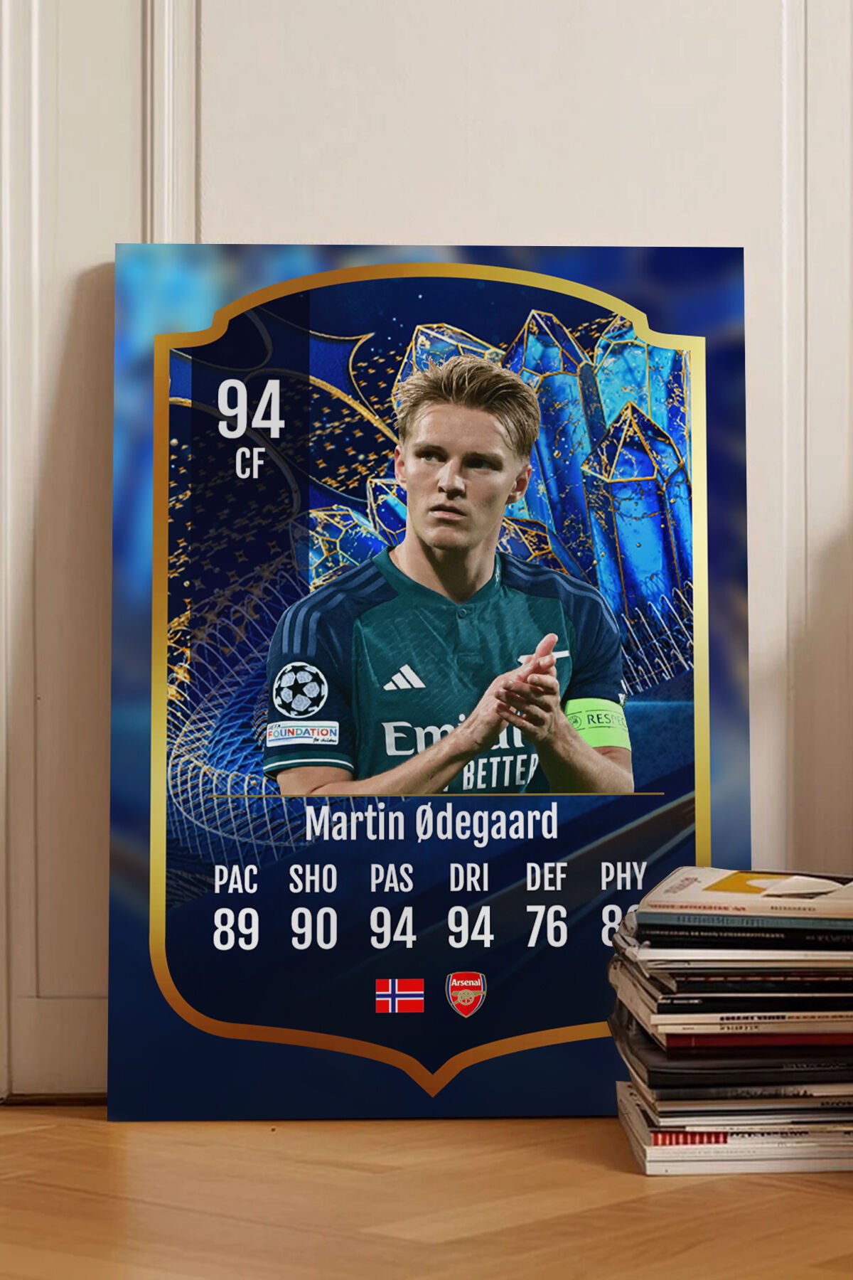 Futbolcu Fut Card mdf tablo serisi seti