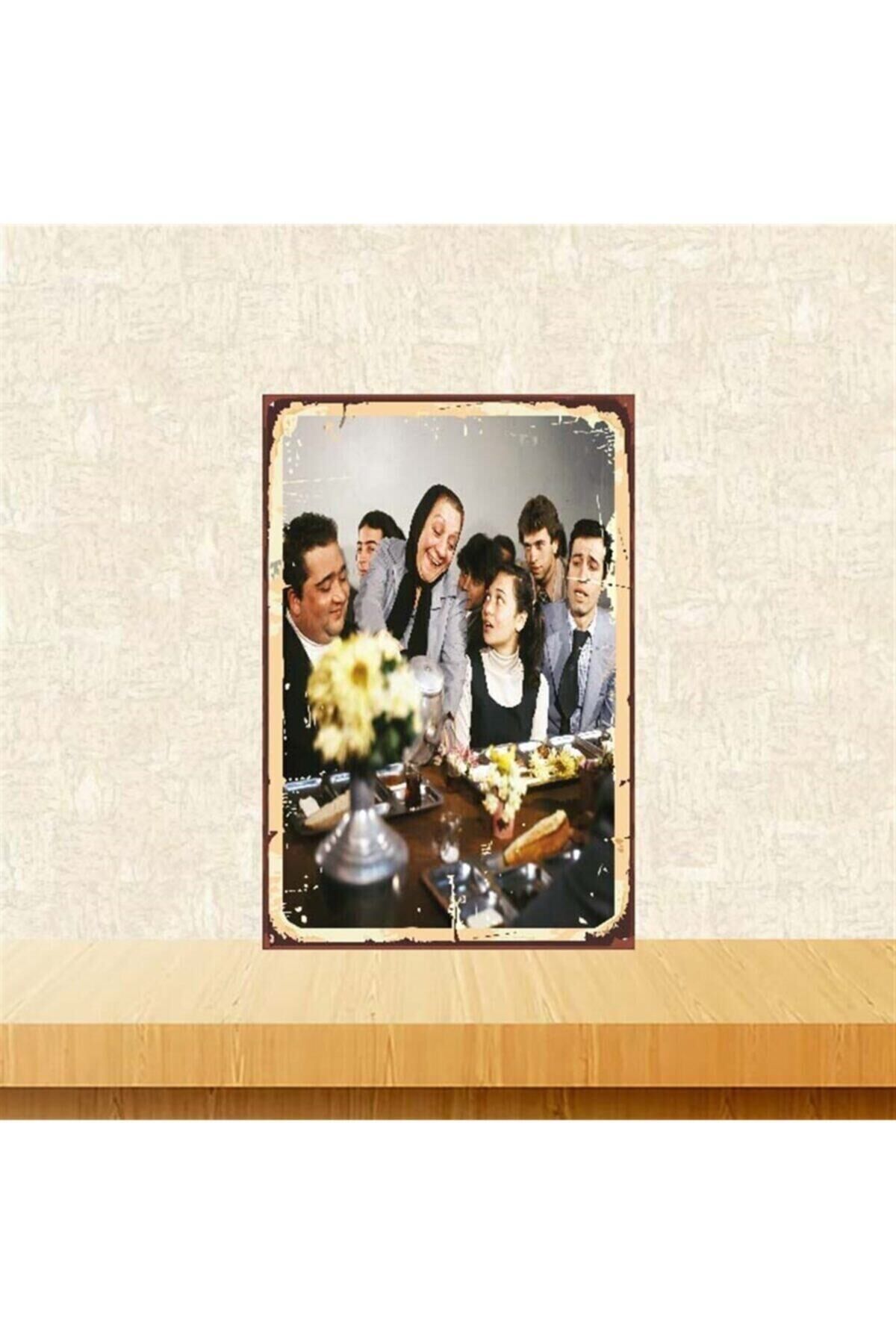 Hababam Sınıfı 20-30 Cm Retro Ahşap Poster