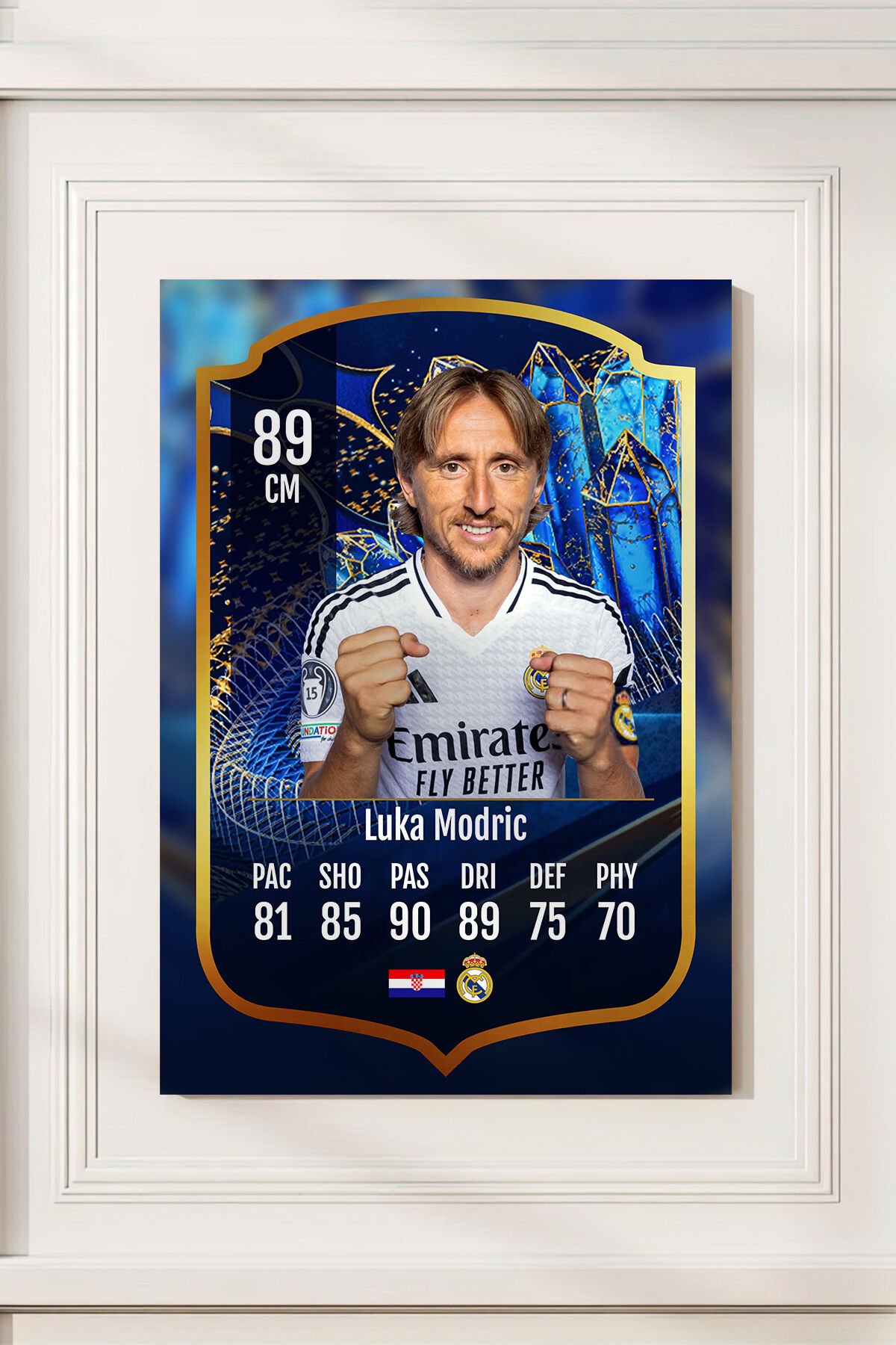 Futbolcu Fut Card mdf tablo serisi seti