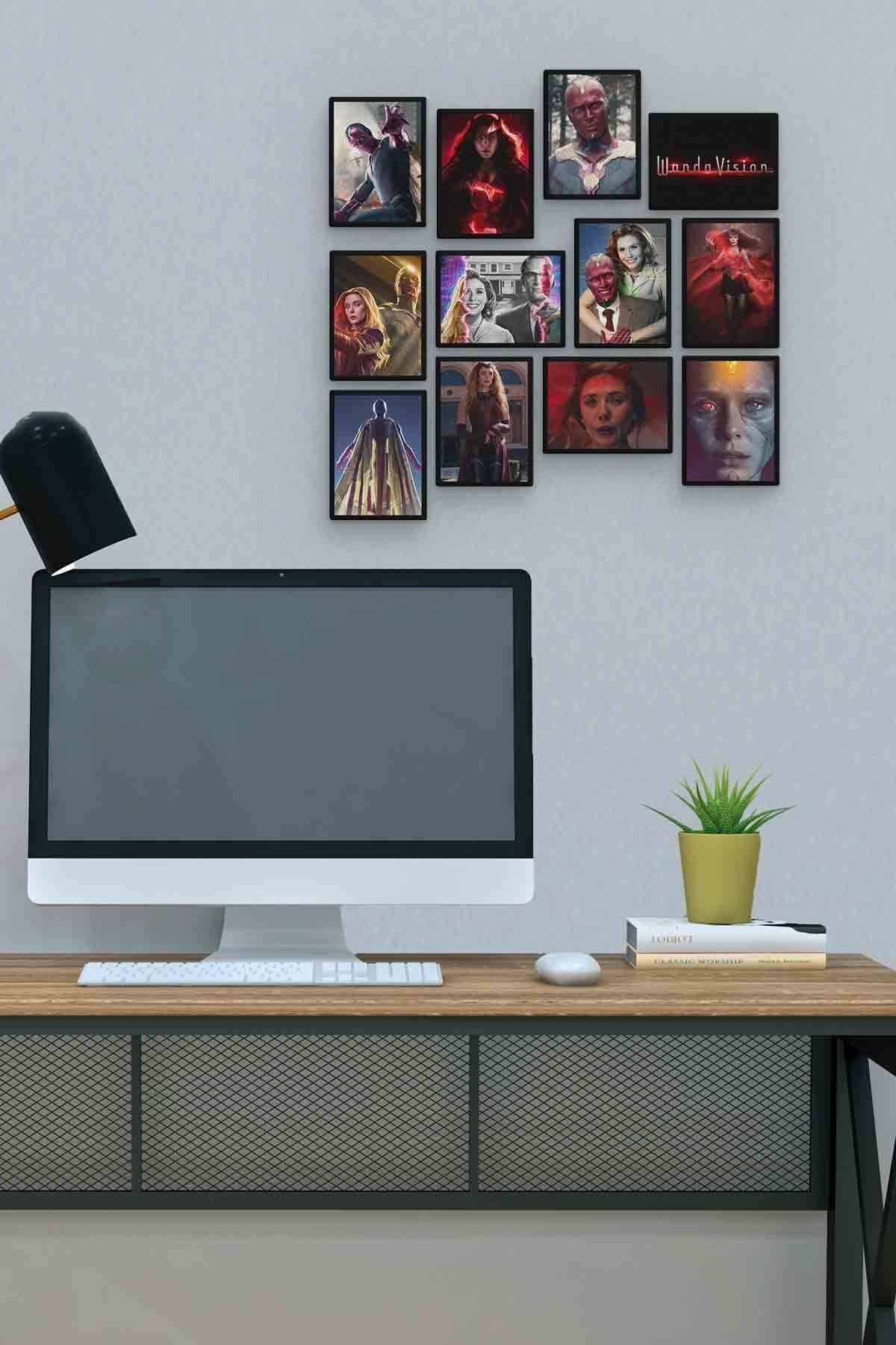 Wanda Vision 12 Parça Mdf (ahşap) Tablo Ofis Boyu