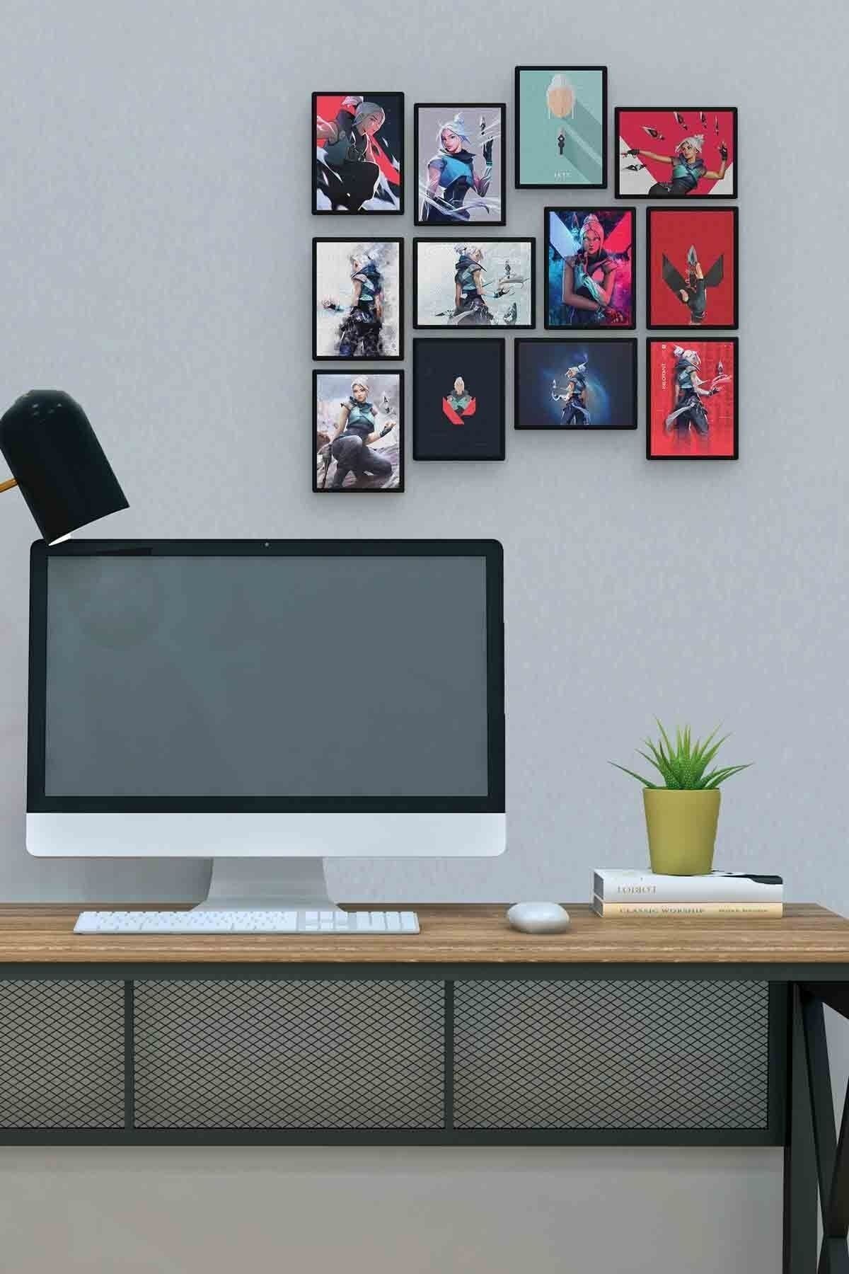 Jett 12 Parça Mdf (ahşap) Tablo Ofis Boyu