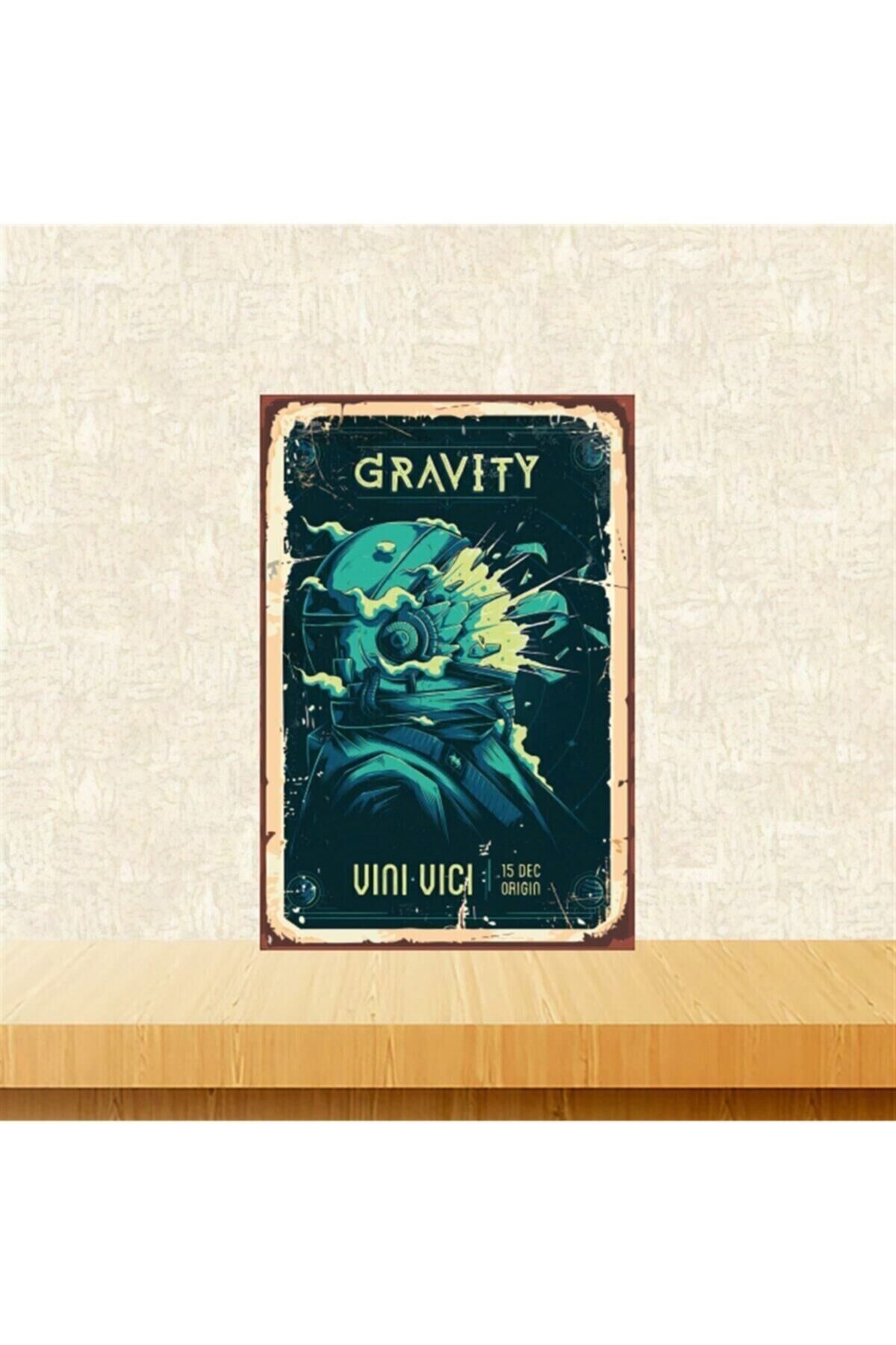 Gravity Vını Vıcı 20-30 Cm Retro Ahşap Tablo Tkfx5113