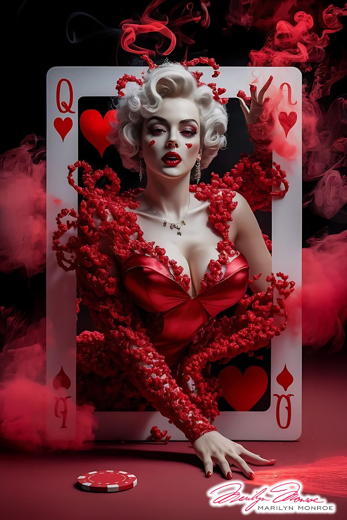 Marilyn Monroe Retro Ahşap Poster Tablo (20x30)