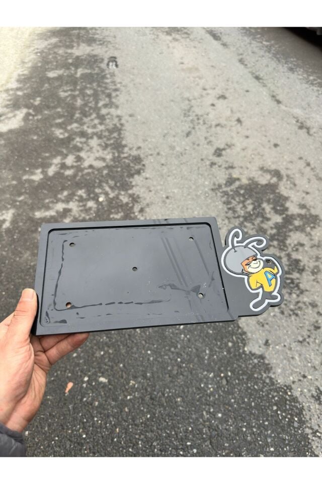 Motorsiklet Pleksi Plakalık ÖZEL TASARIM (ATOM KARINCA)