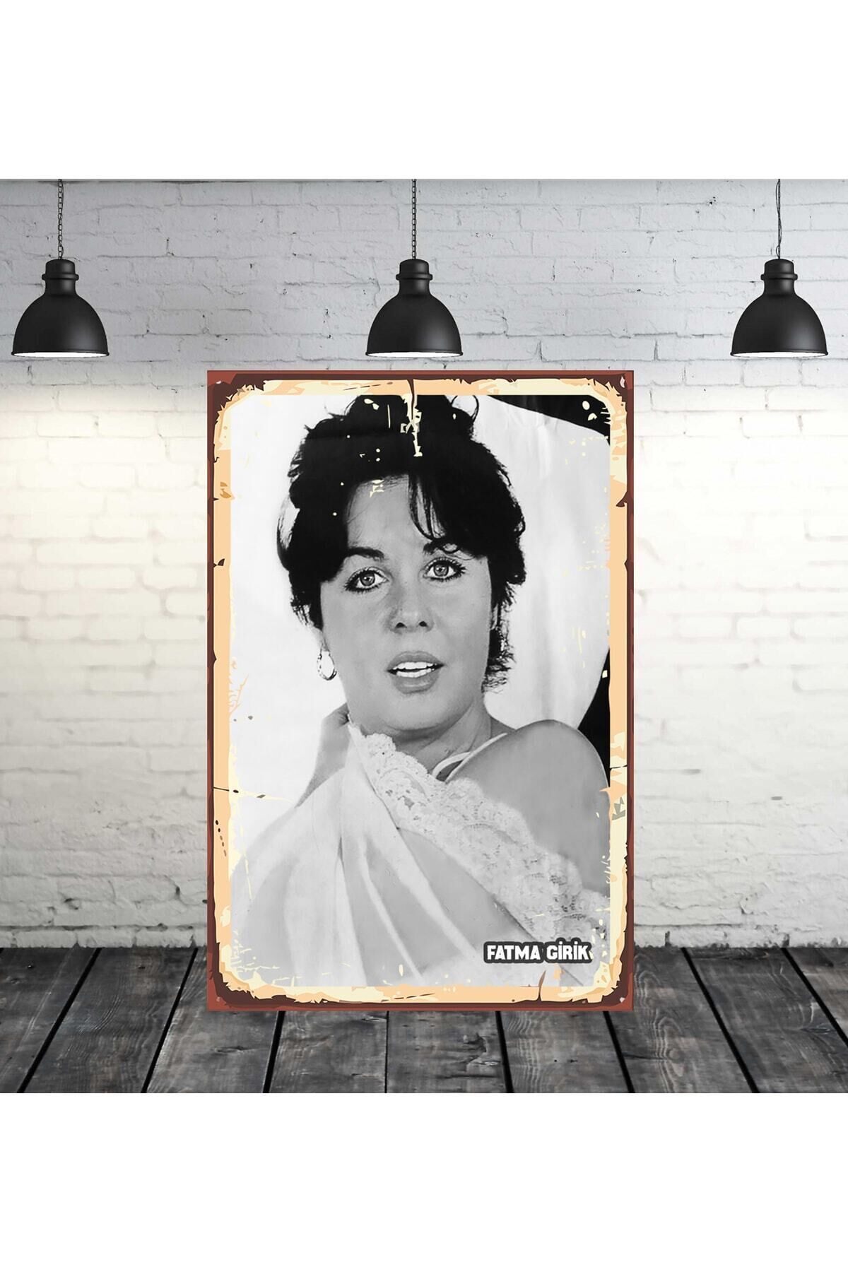 Fatma Girik Tasarımlı Siyah Beyaz 20x30 Cm Ahşap Tablo