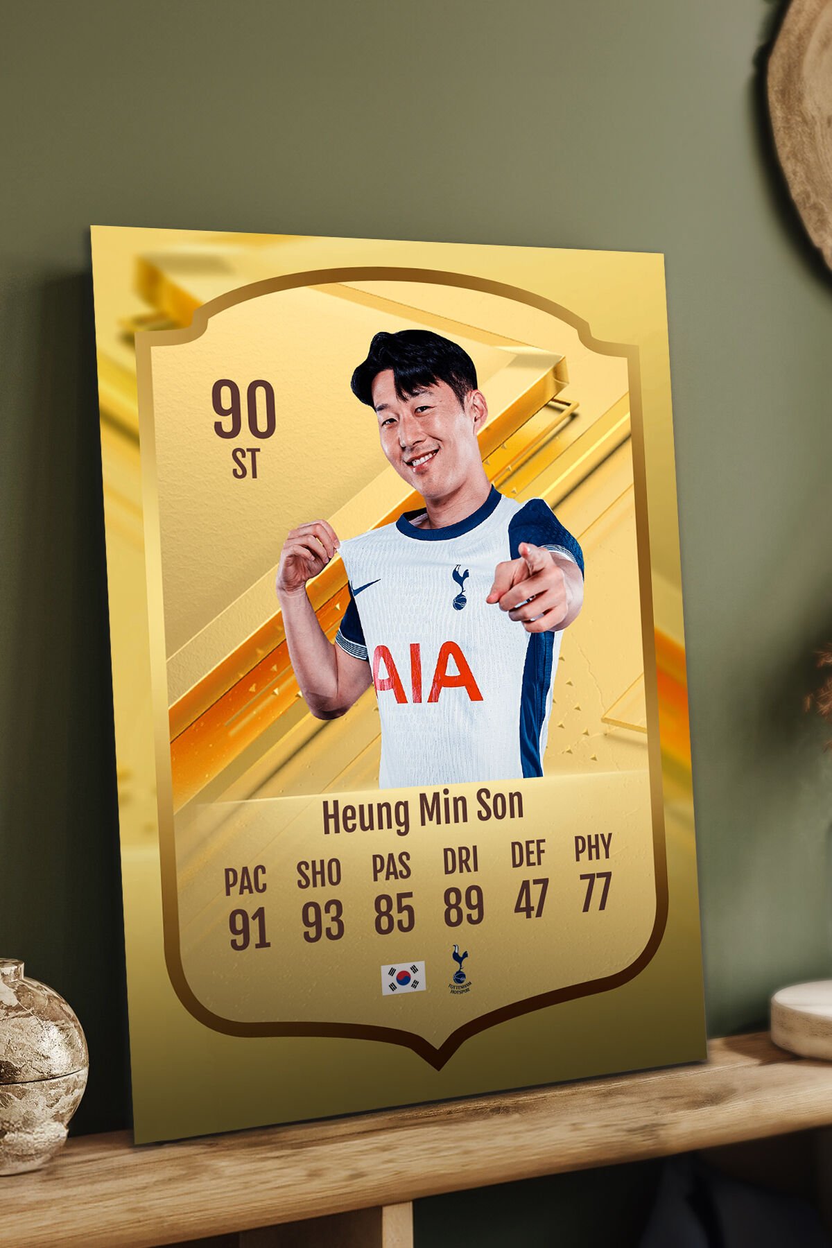 Futbolcu Fut Card mdf tablo serisi seti