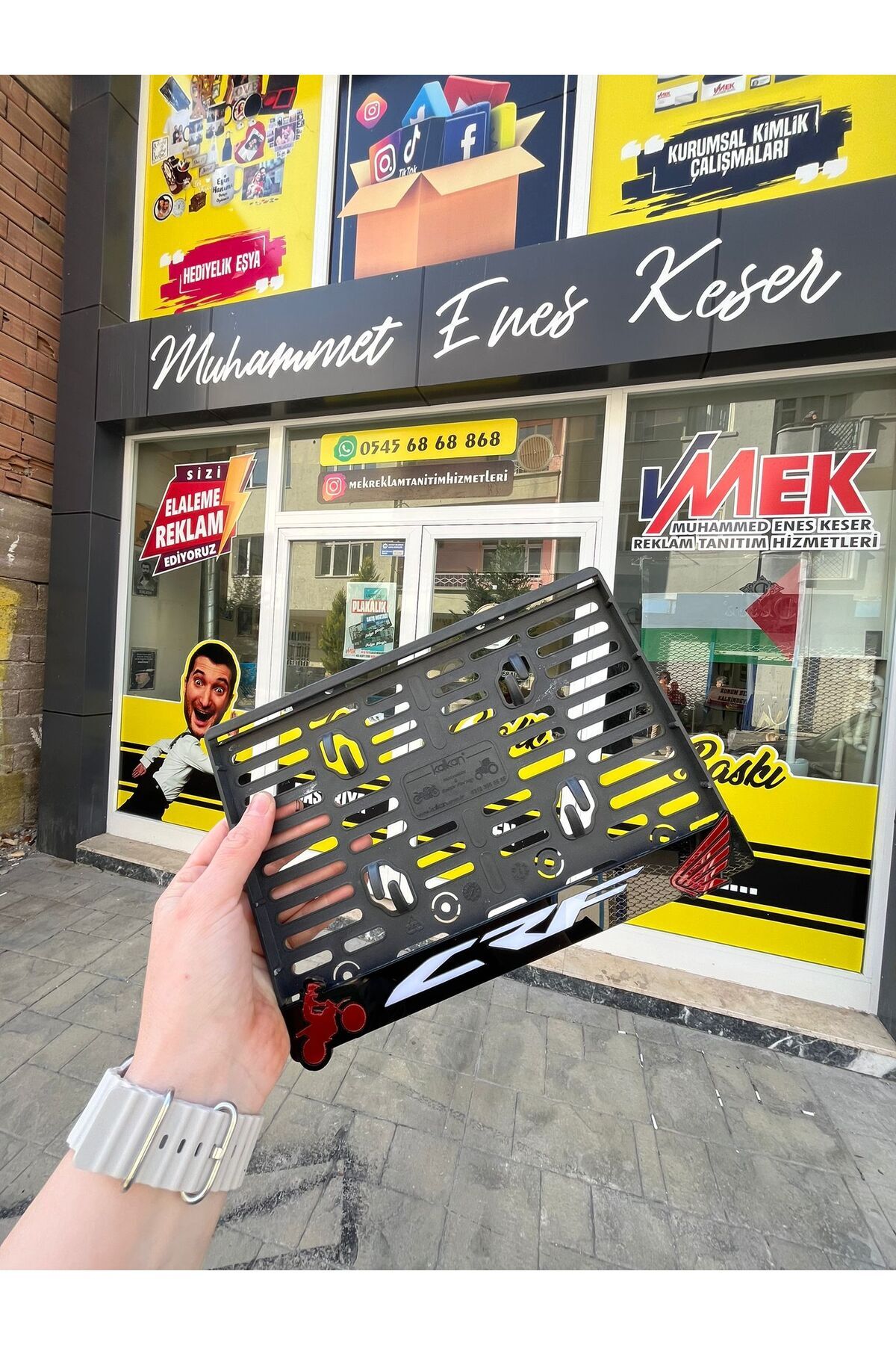 HONDA CRF MOTOR PLAKALIK