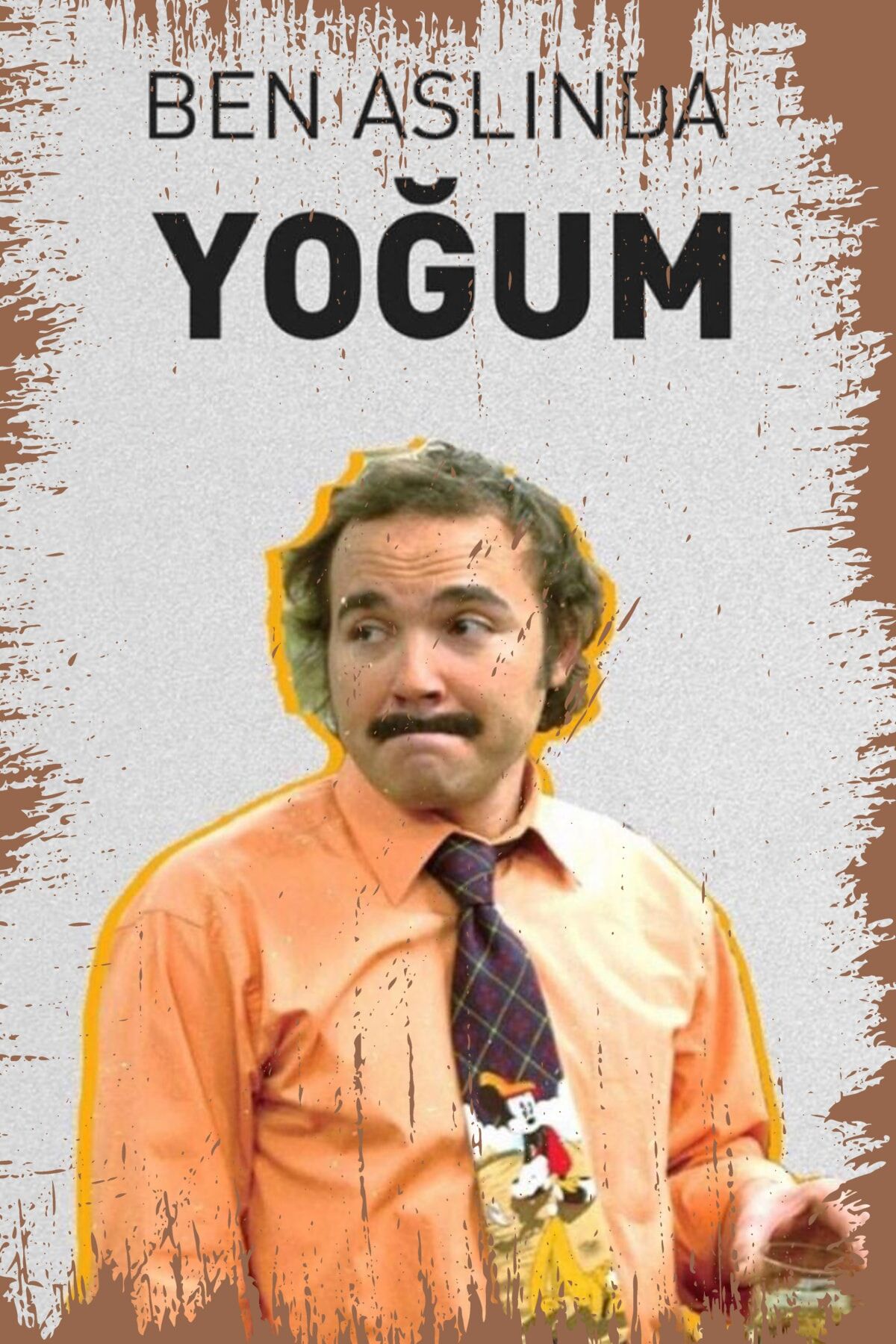 Retro Ahşap Duvar Posteri