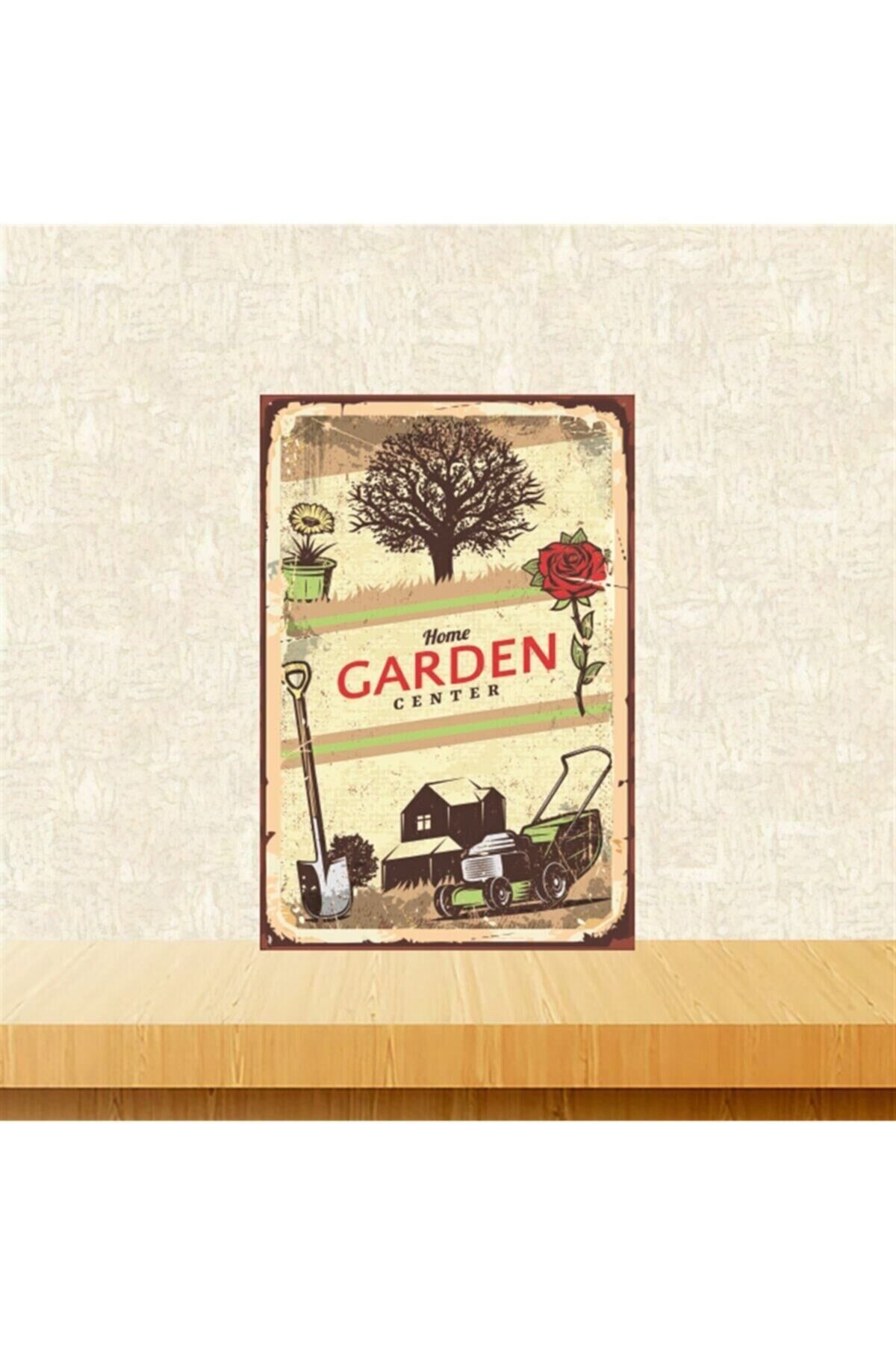 Home Garden Center 20-30 Cm Retro Ahşap Tablo Tkfx5138
