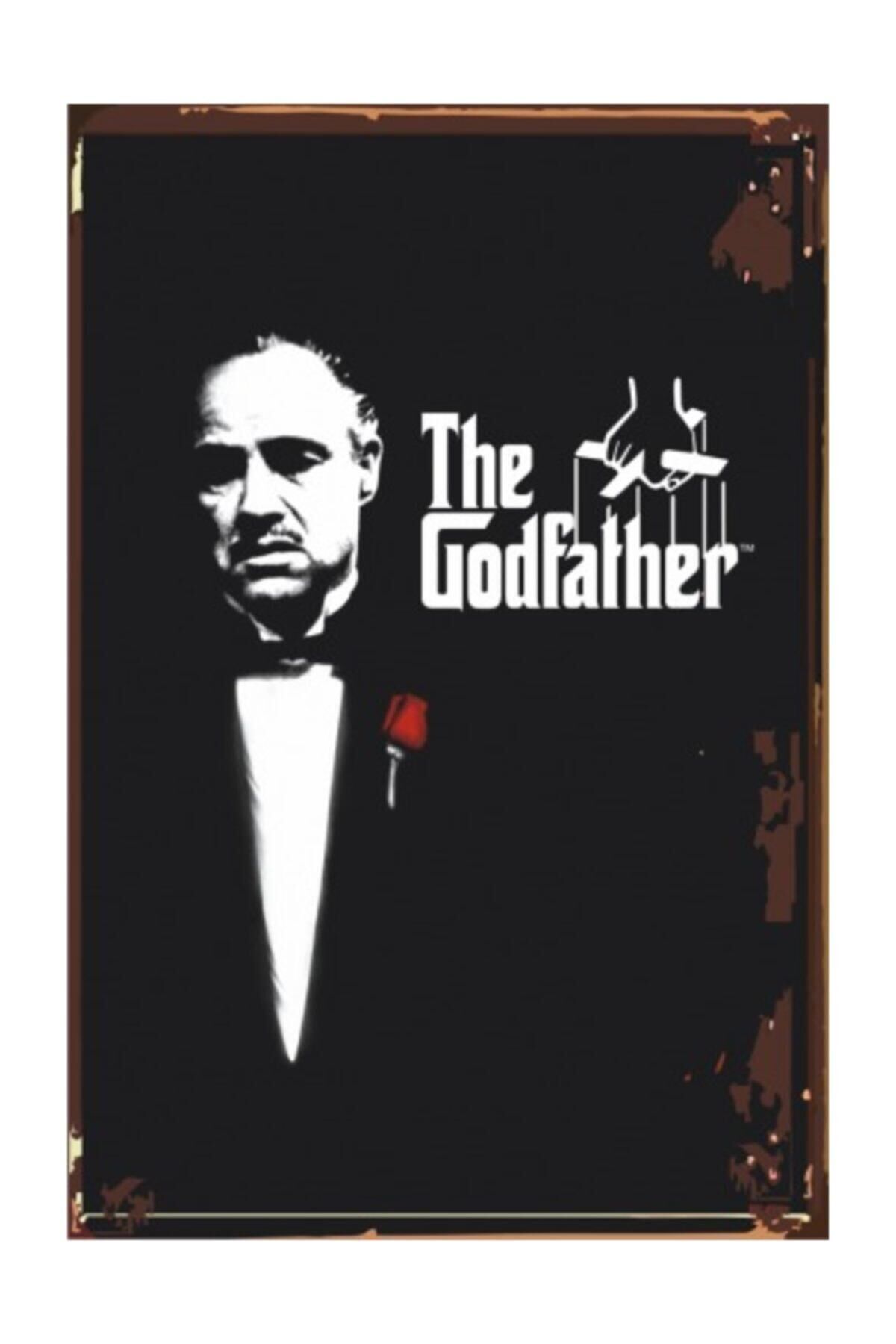 The Godfather Baba Sinema Retro Vintage Ahşap Poster