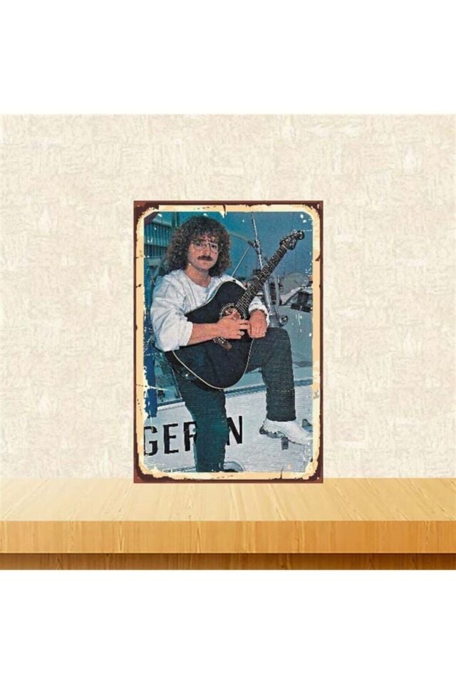 Harun Kolçak Retro Ahşap Poster 20x30 cm