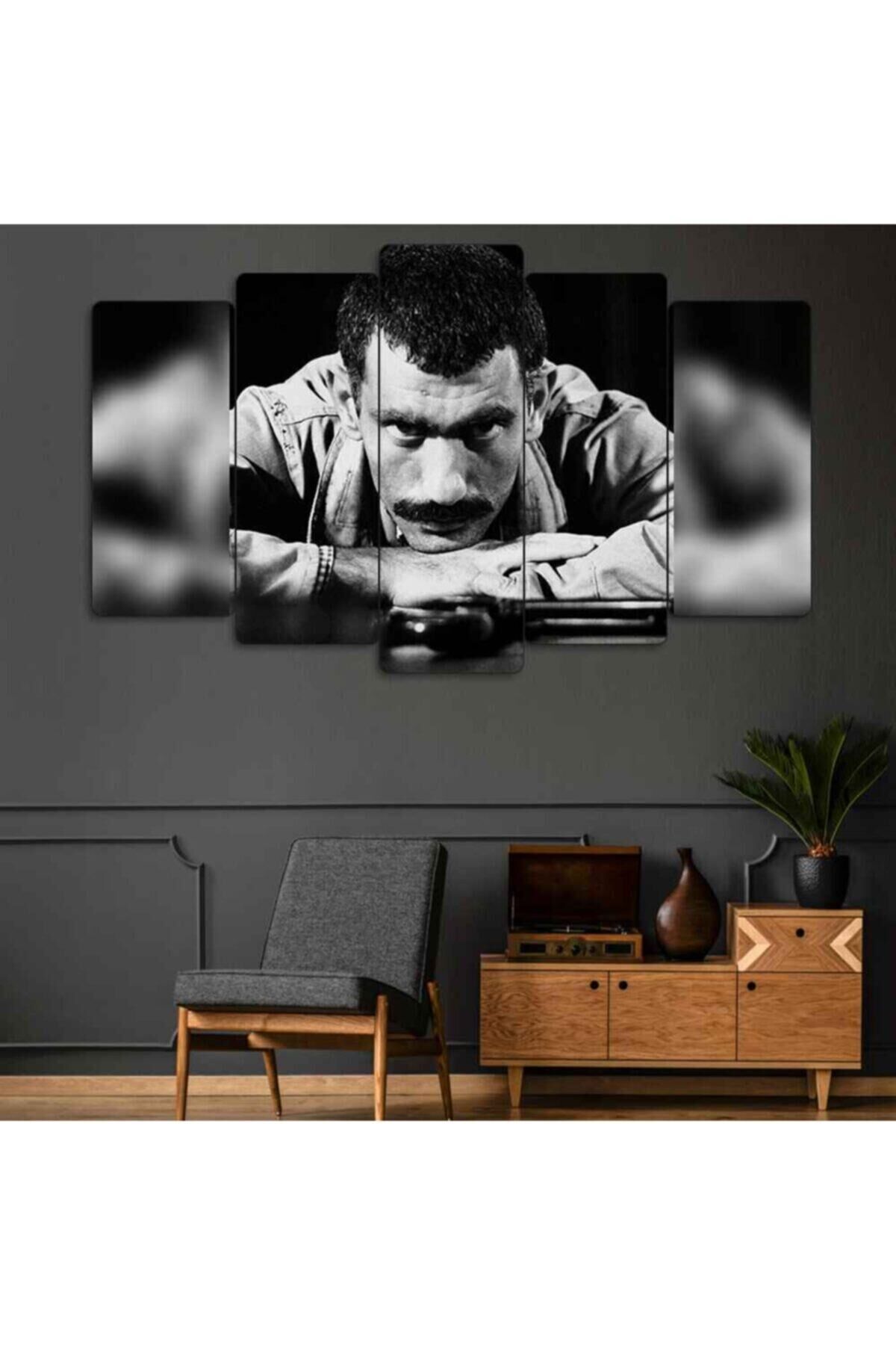 Yılmaz Güney 5 Parçalı Mdf Tablo