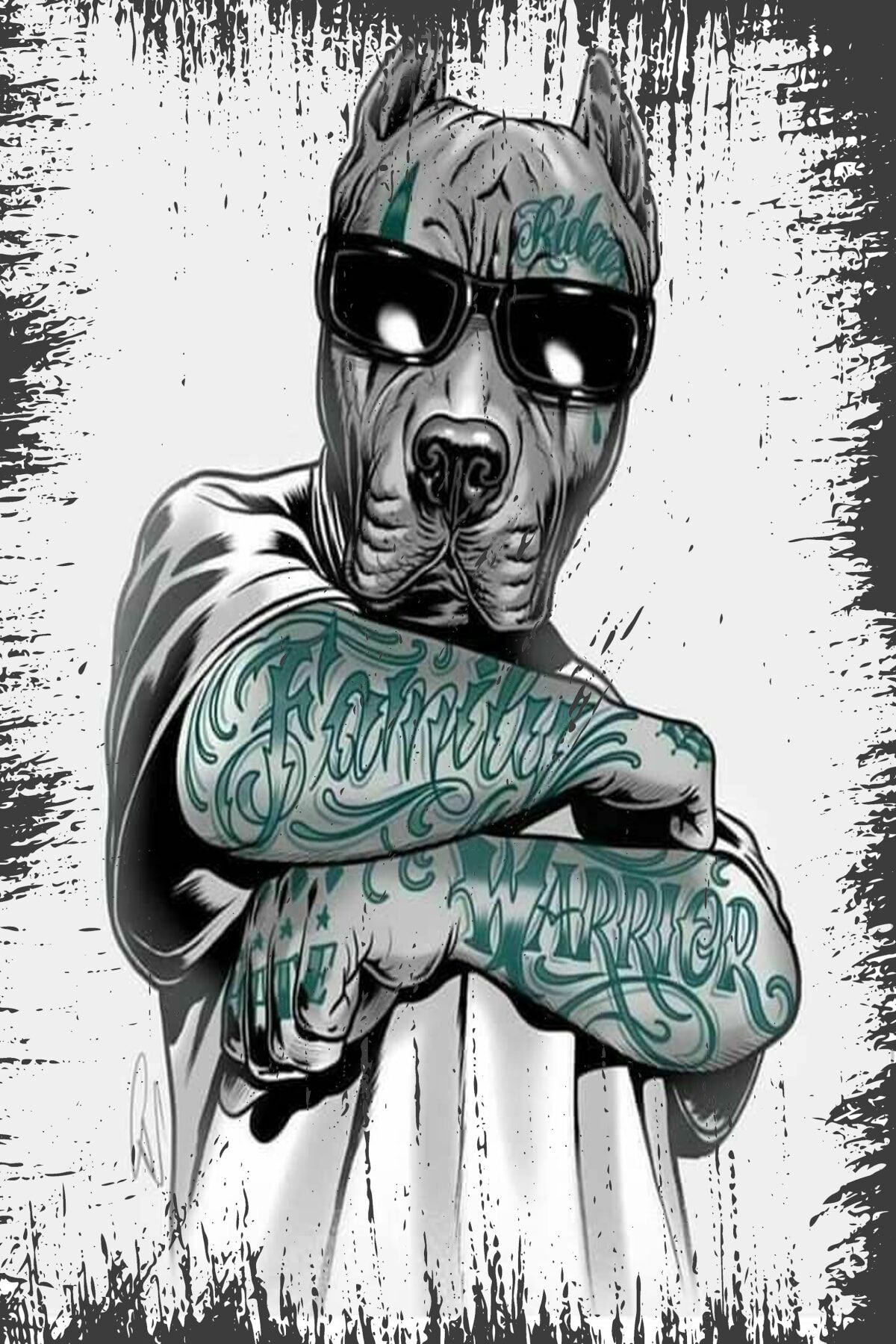 Retro Ahşap Duvar Posteri