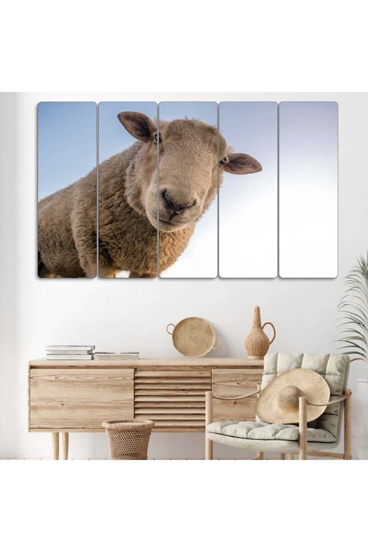 Koyun, Kasap - 5 Parçalı Tablo