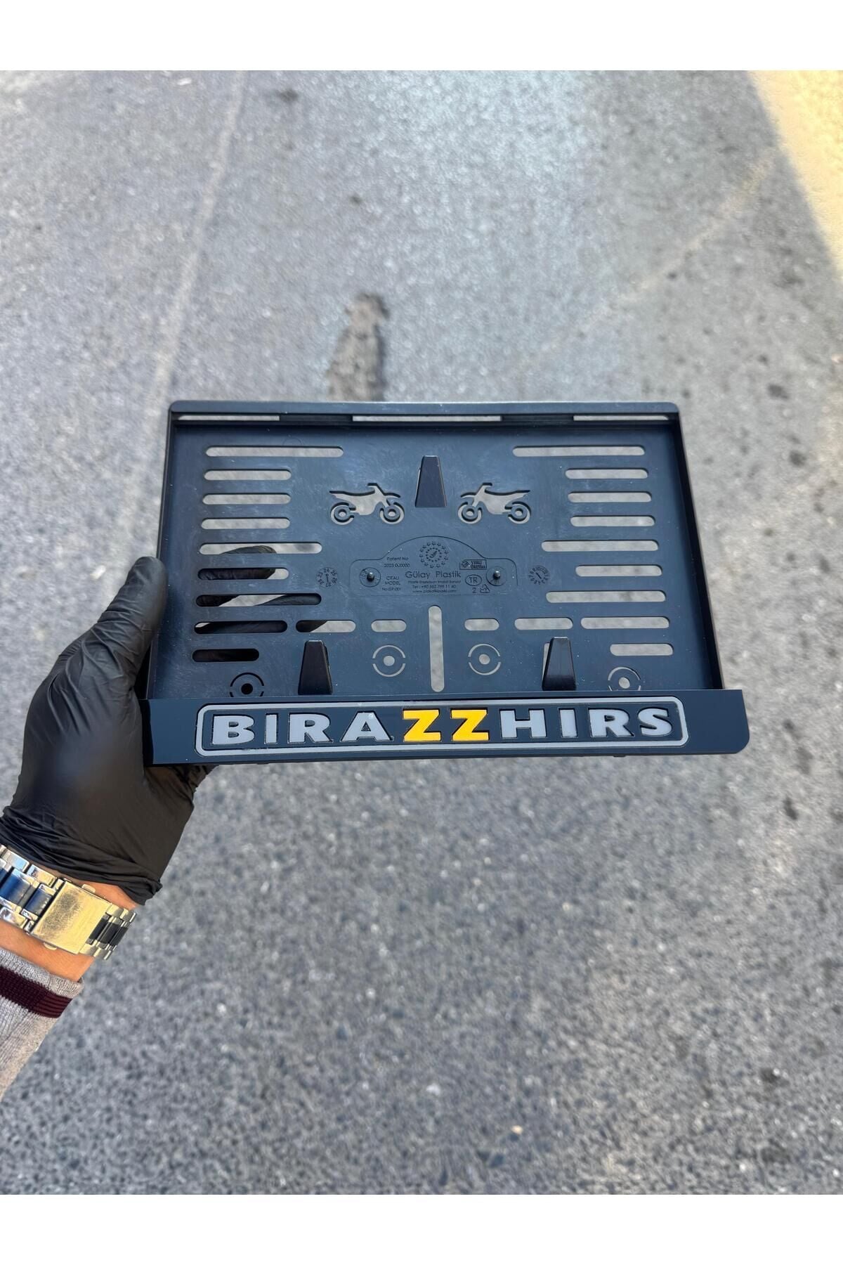 Motorsiklet Pleksi Plakalık