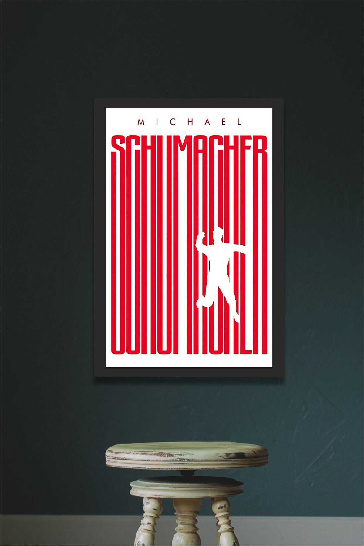 genç odası çerceve görünümlü mdf tablo