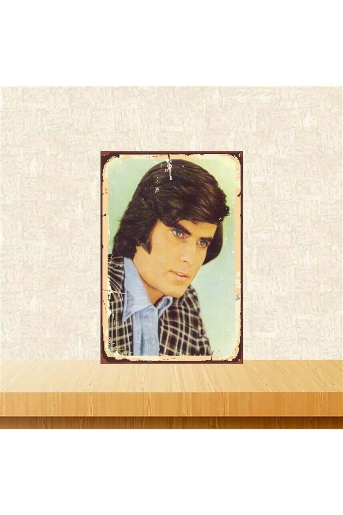 Tarık Akan Tasarımlı Retro Ahşap Poster 20x30 cm