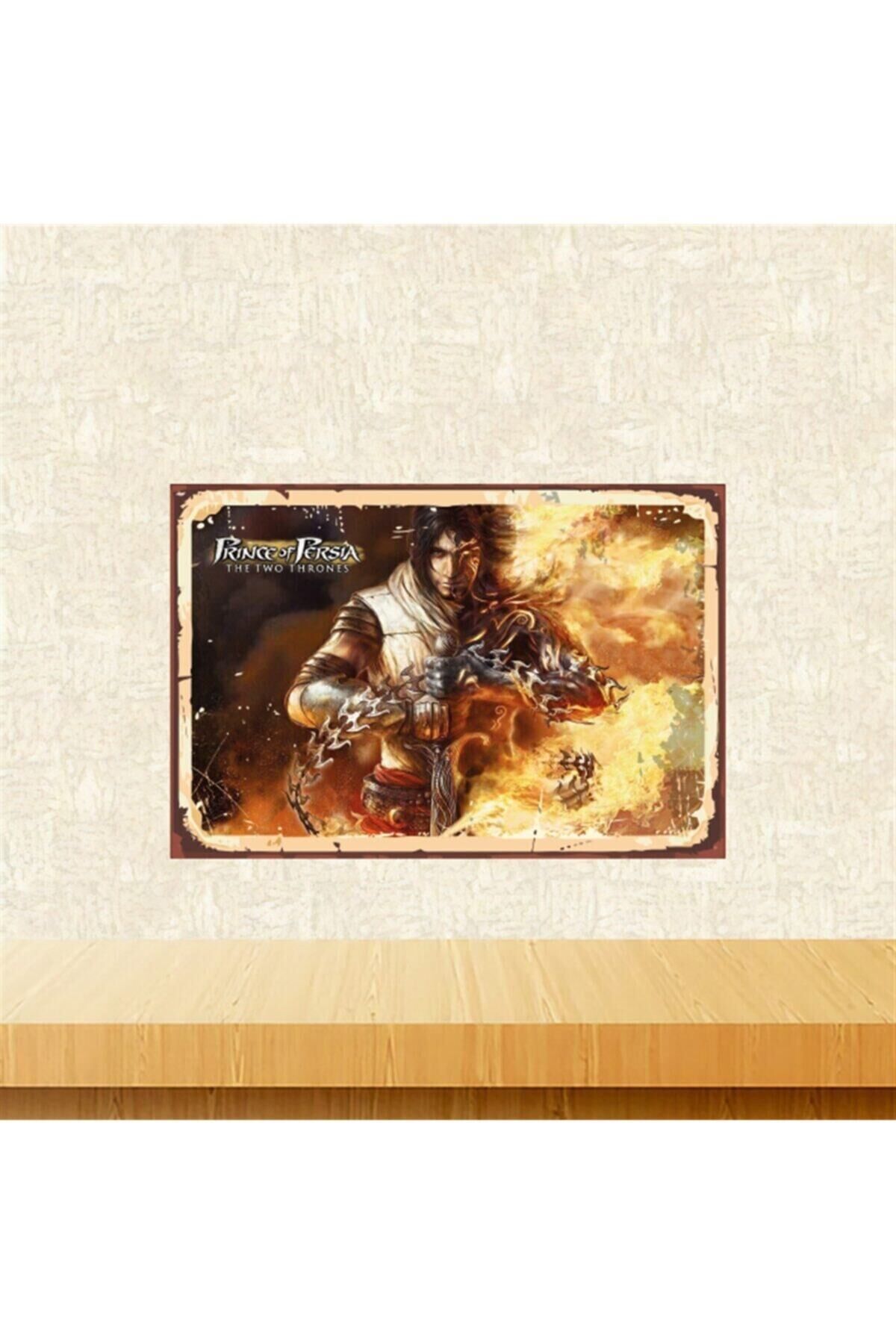 Retro Ahşap Tablo 20-30 cm Tkfx5627