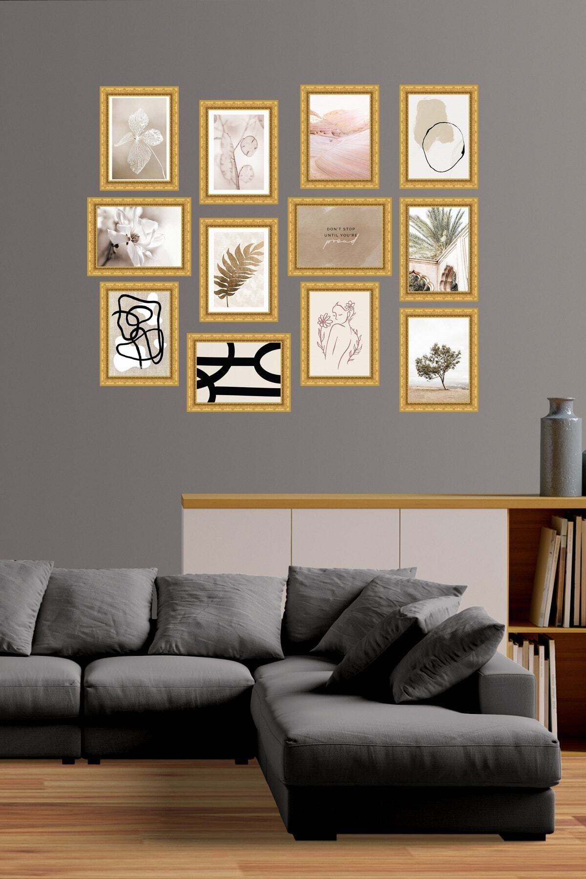 Modern Style 12 Parçalı Mdf Tablo Mck077