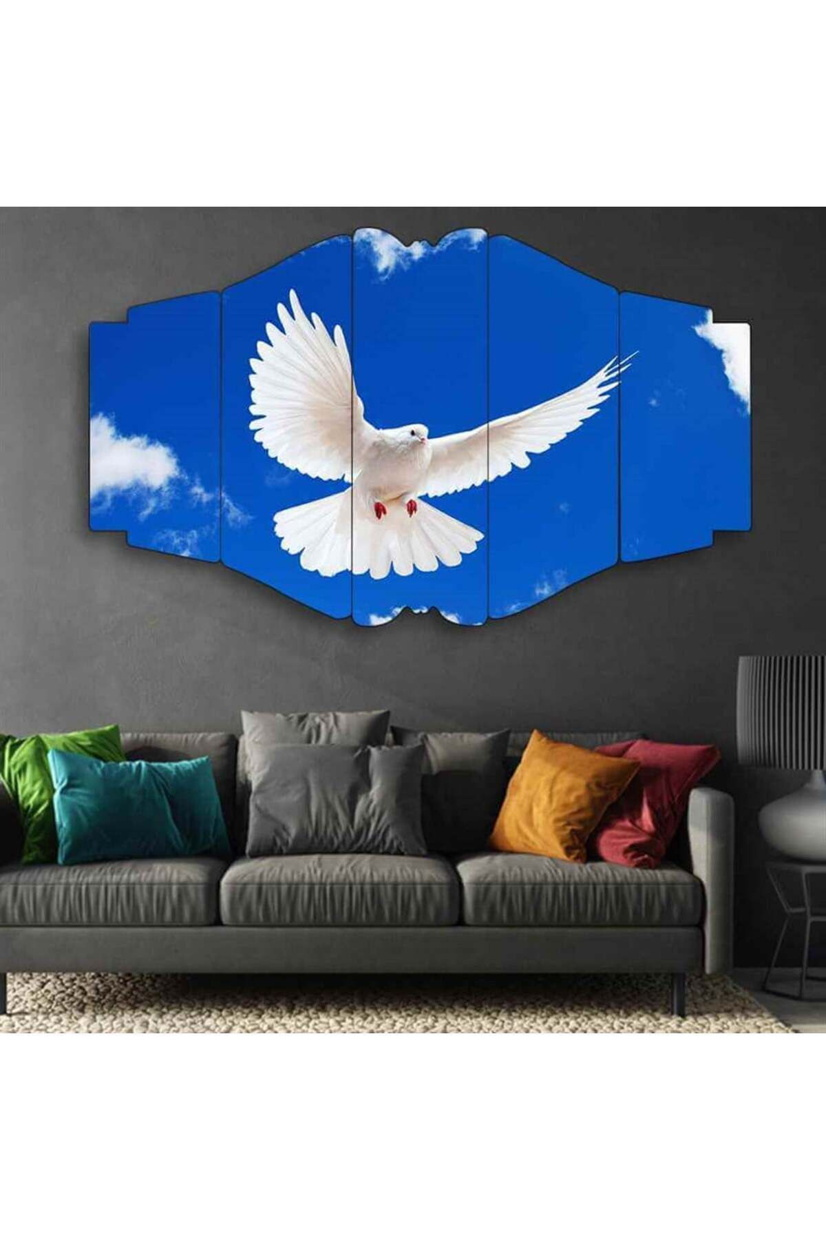 Gökyüzüne Kanat Aç - 5 Parçalı Tablo