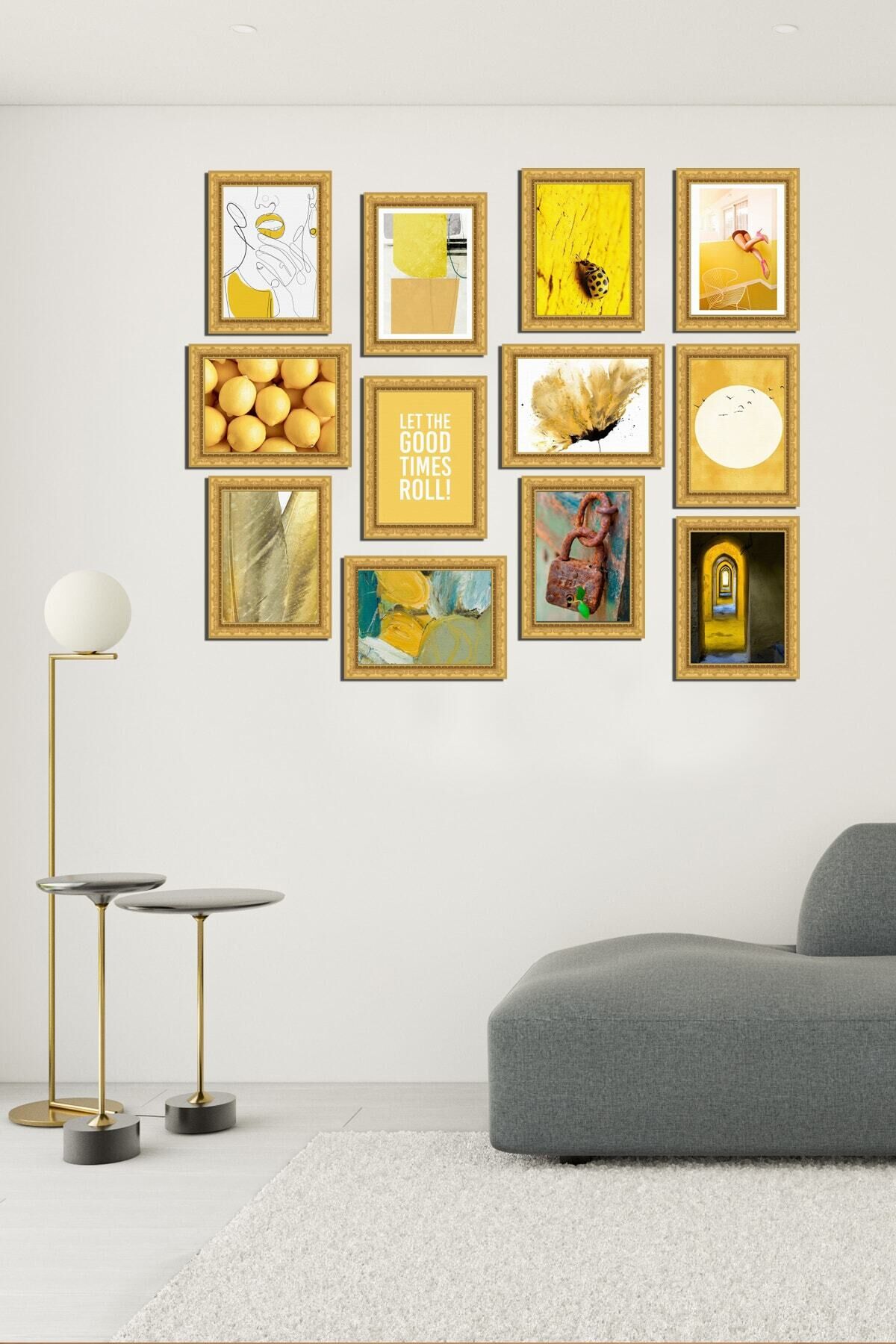 Modern Style 12 Parçalı Mdf Tablo Mck094