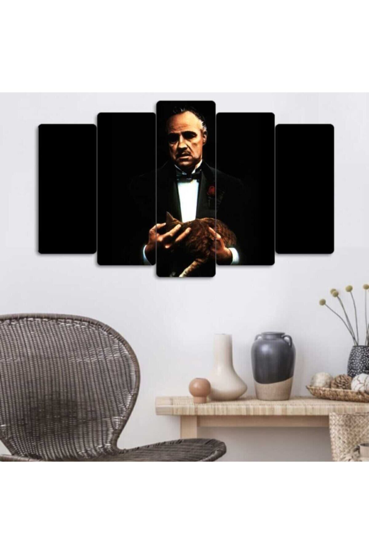 The Godfather - 5 Parçalı Tablo