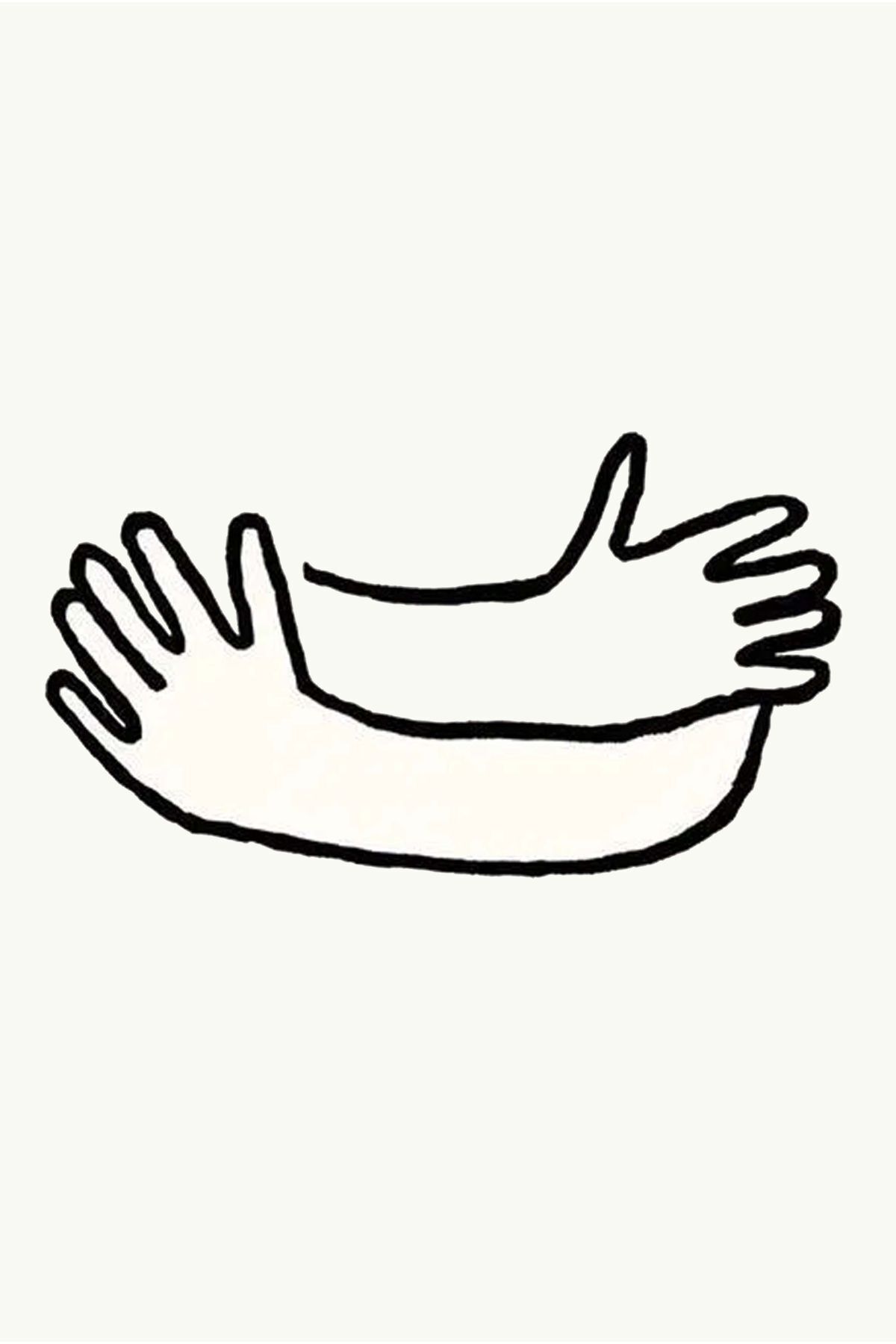 Kendine Sarılmak Yazılı Retro Ahşap Poster