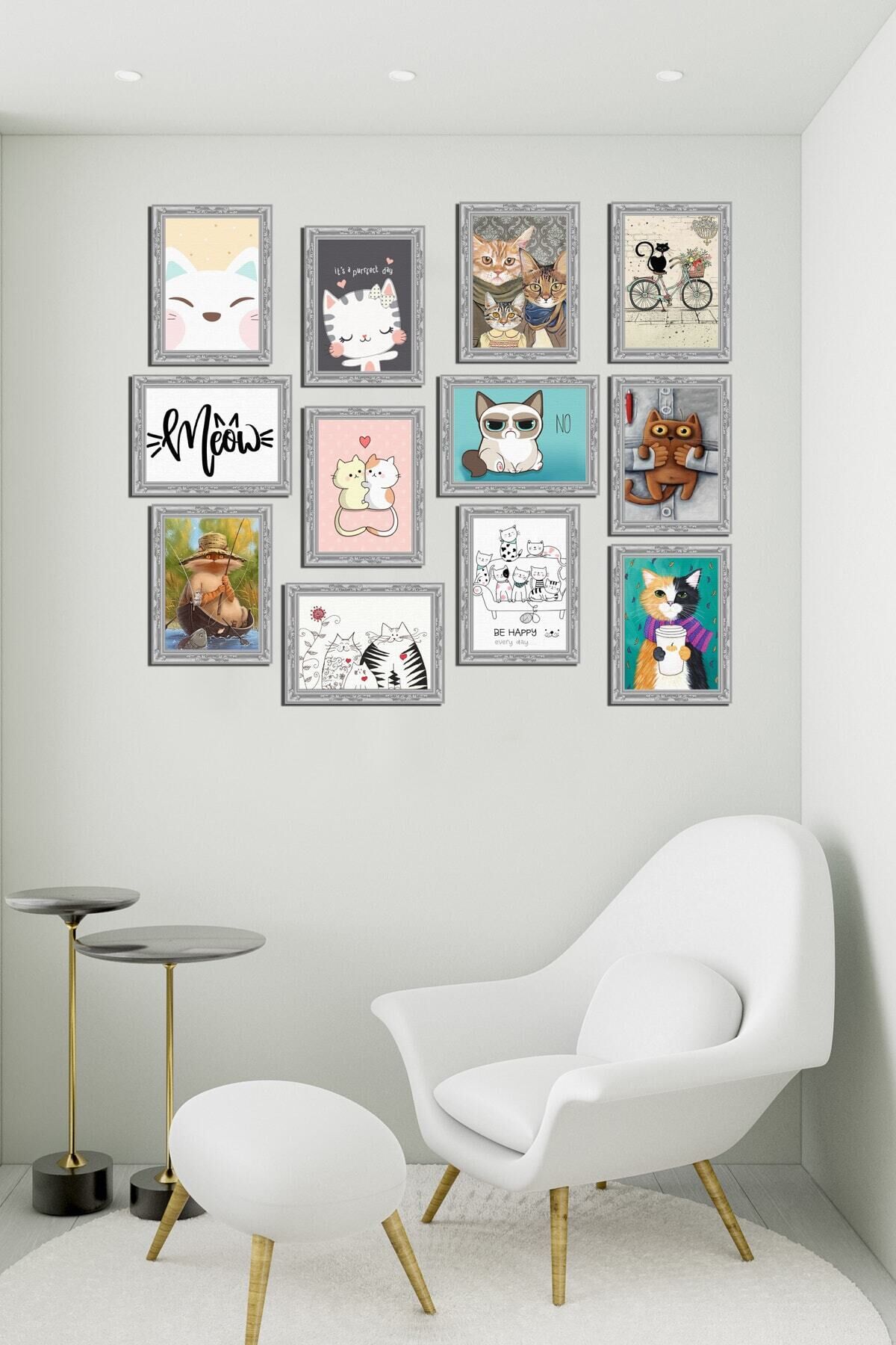 Modern Style 12 Parçalı Mdf Tablo Mck088