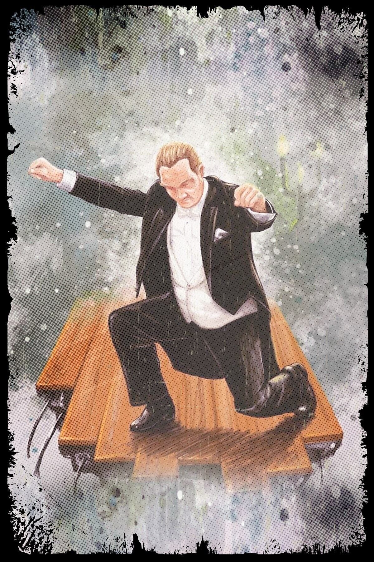 Atatürk Retro Ahşap Poster002