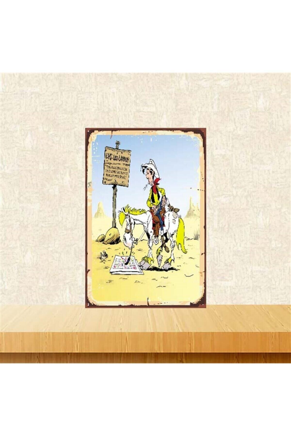 Red Kit Tasarımlı Retro Ahşap Poster 20x30 cm