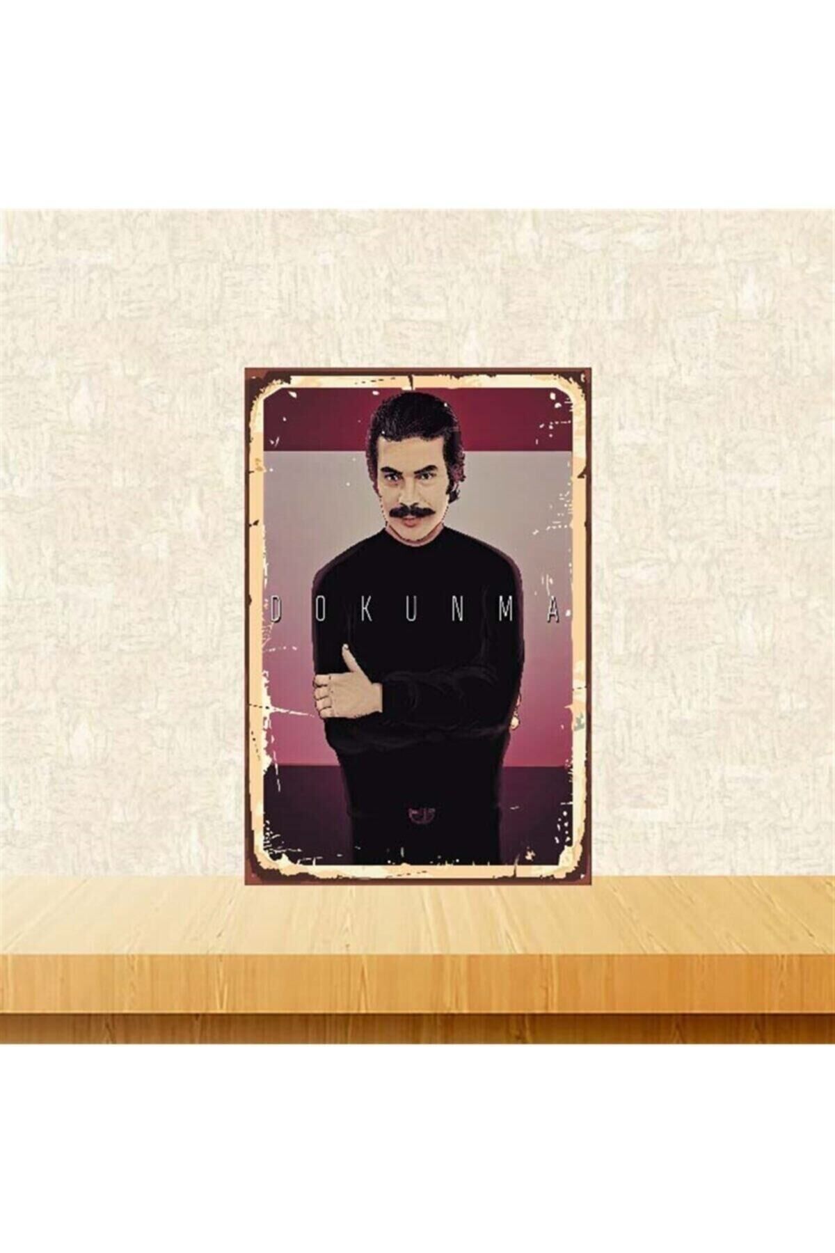 Orhan Gencebay Dokunma 20-30 Cm Retro Ahşap Poster Tkfx4057