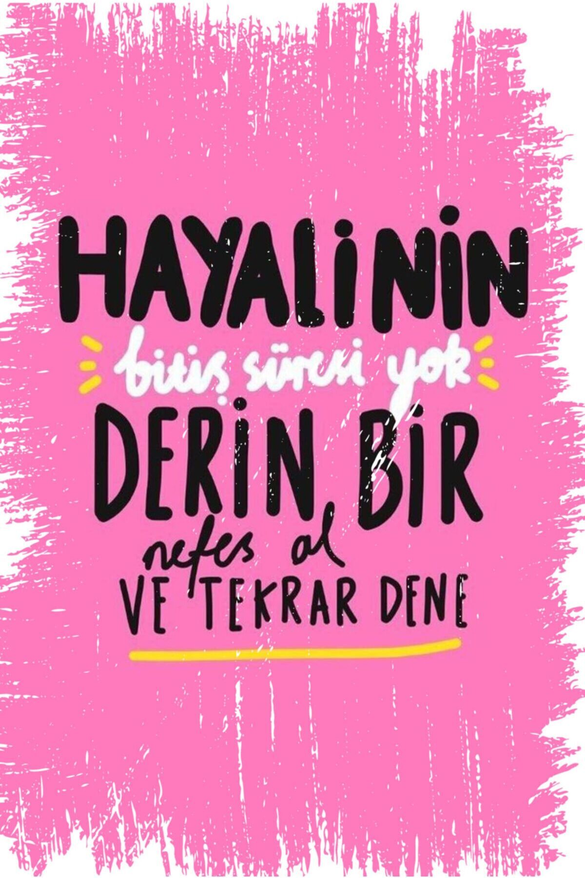 Yazılı Retro Ahşap Poster