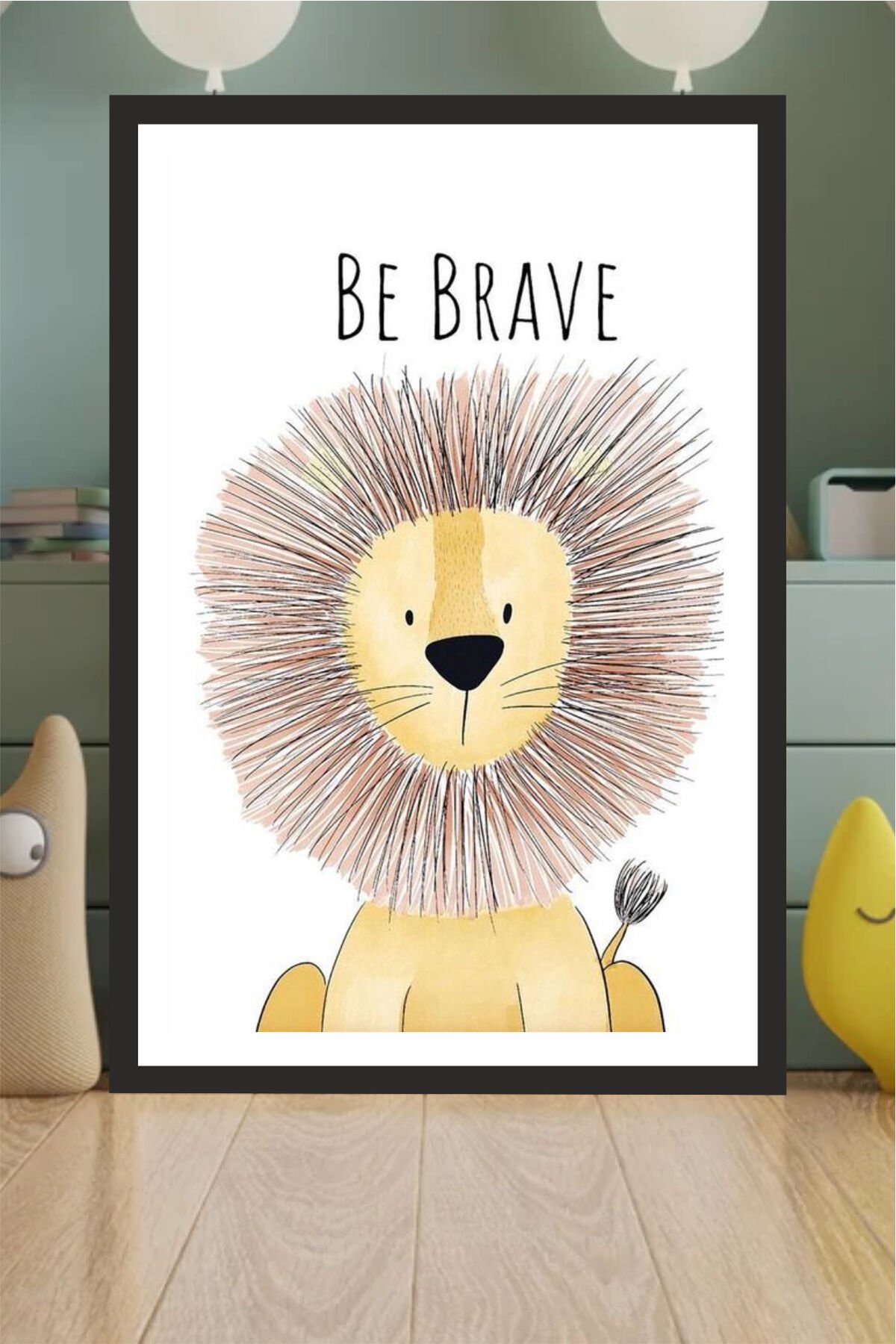 Çocuk Odası Tasarımlı Çerçeve Görünümlü Mdf Tablo