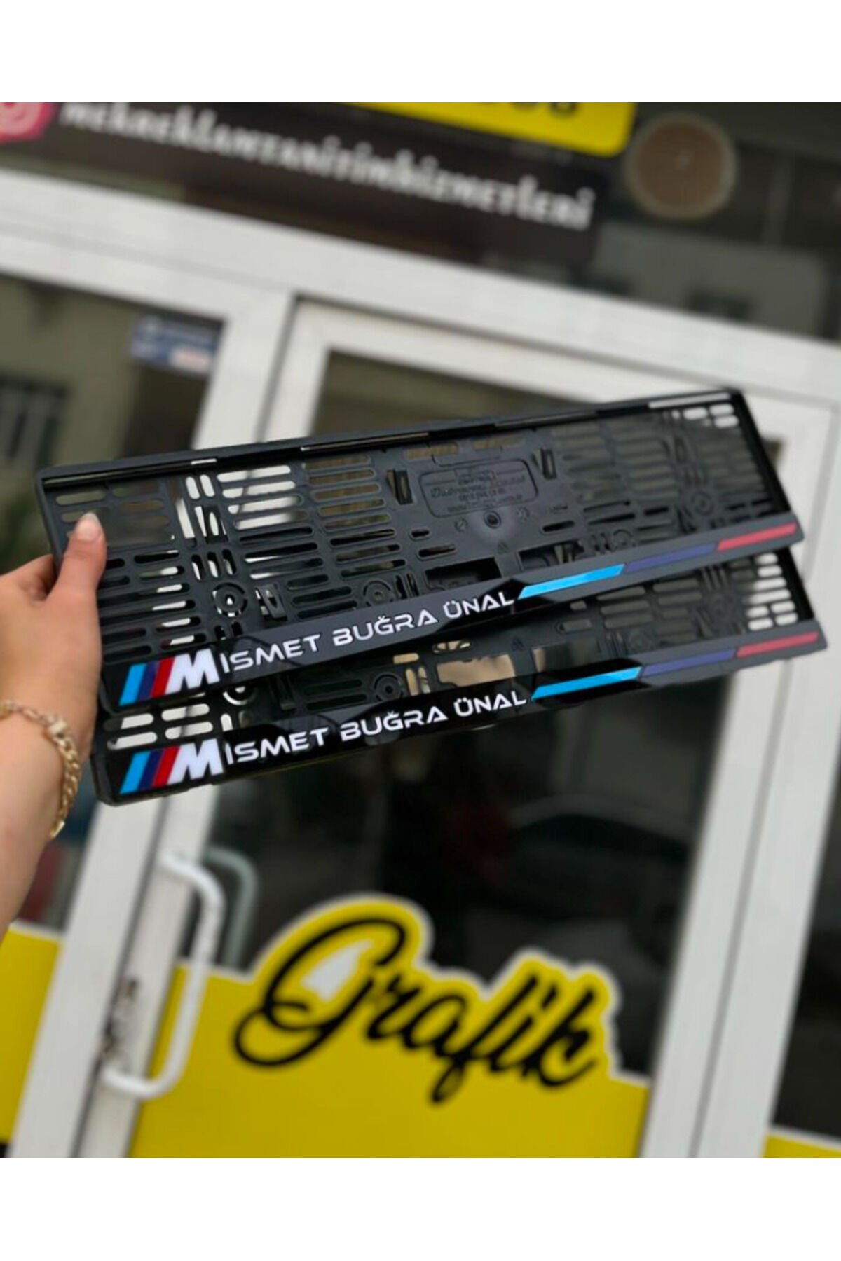 BMW M Uyumlu MODEL KLASİK PLAKALIK