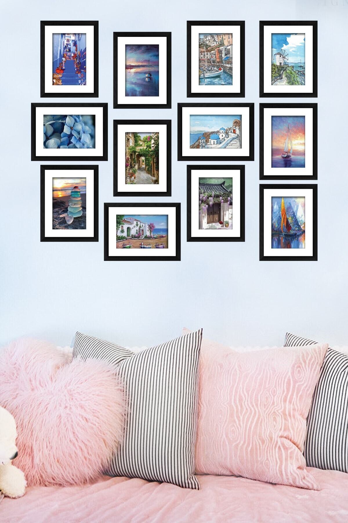 Modern Style 12 Parçalı Mdf Tablo Mck045