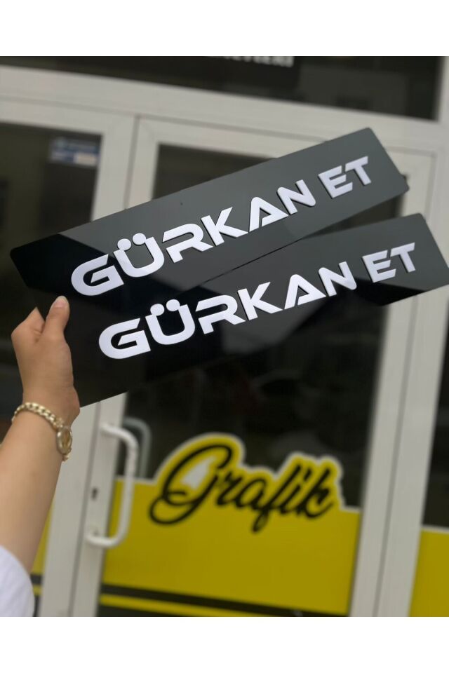İsme Özel Dekor Plaka
