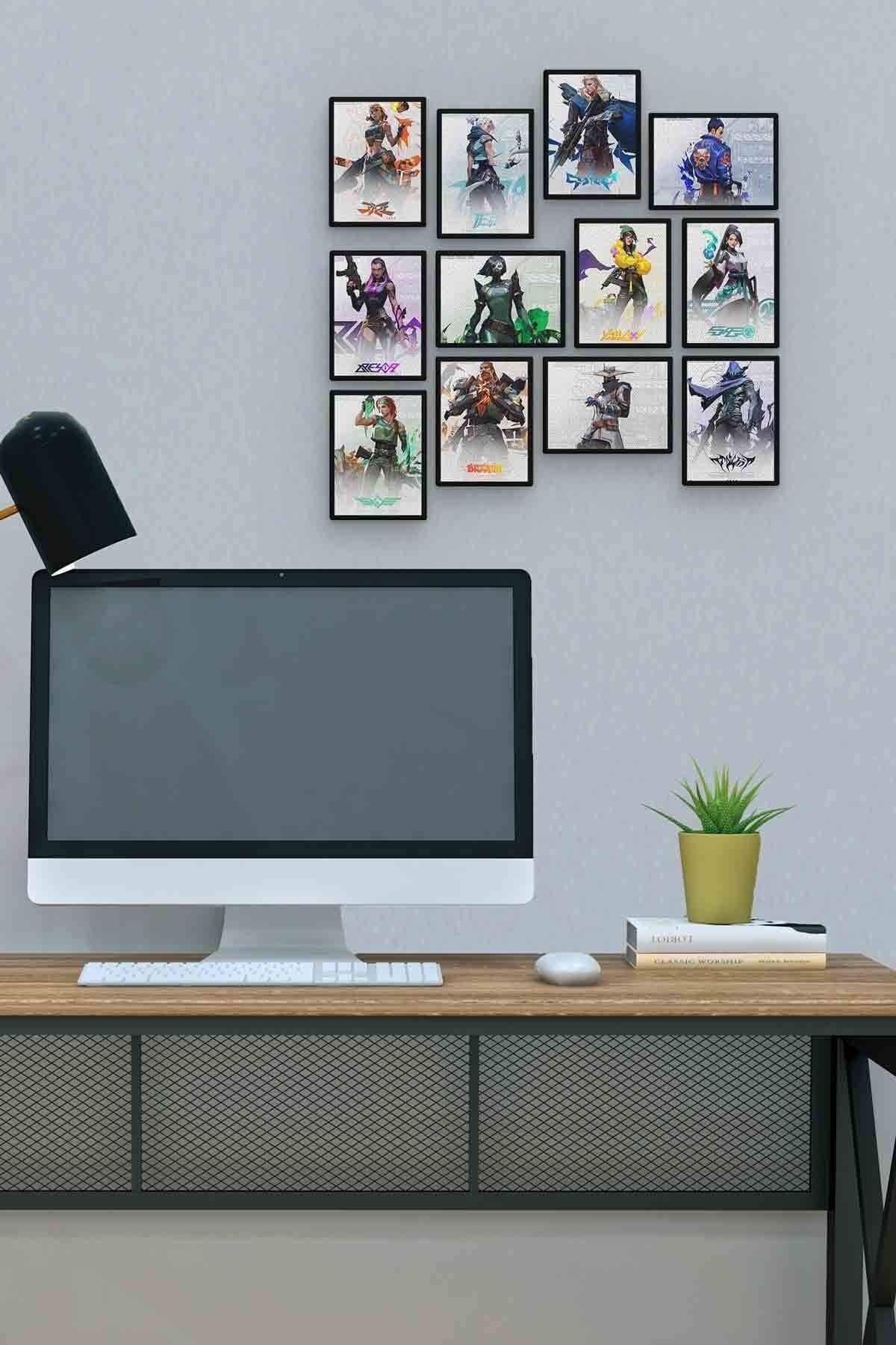 Pc Game 12 Parça Mdf (ahşap) Tablo Ofis Boyu