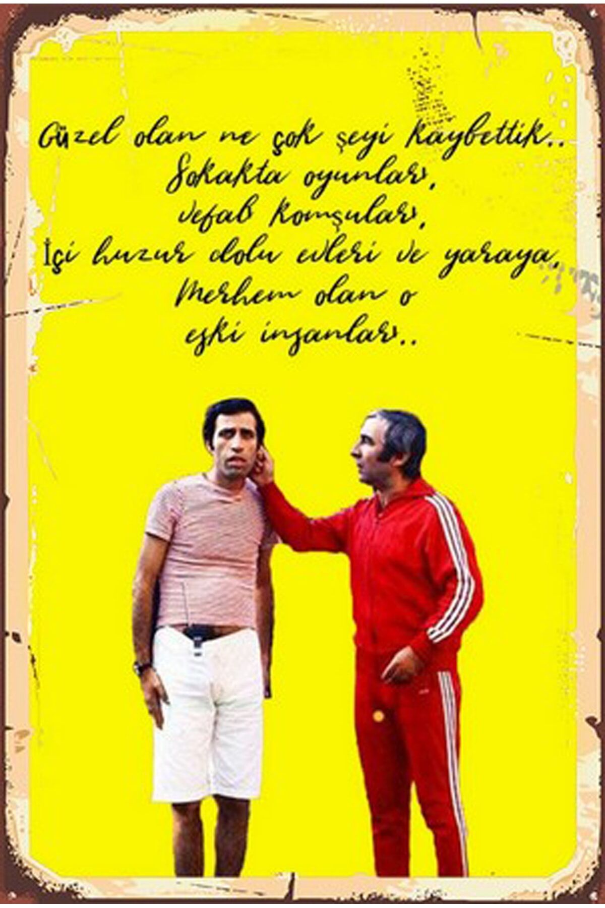 Retro Ahşap Poster